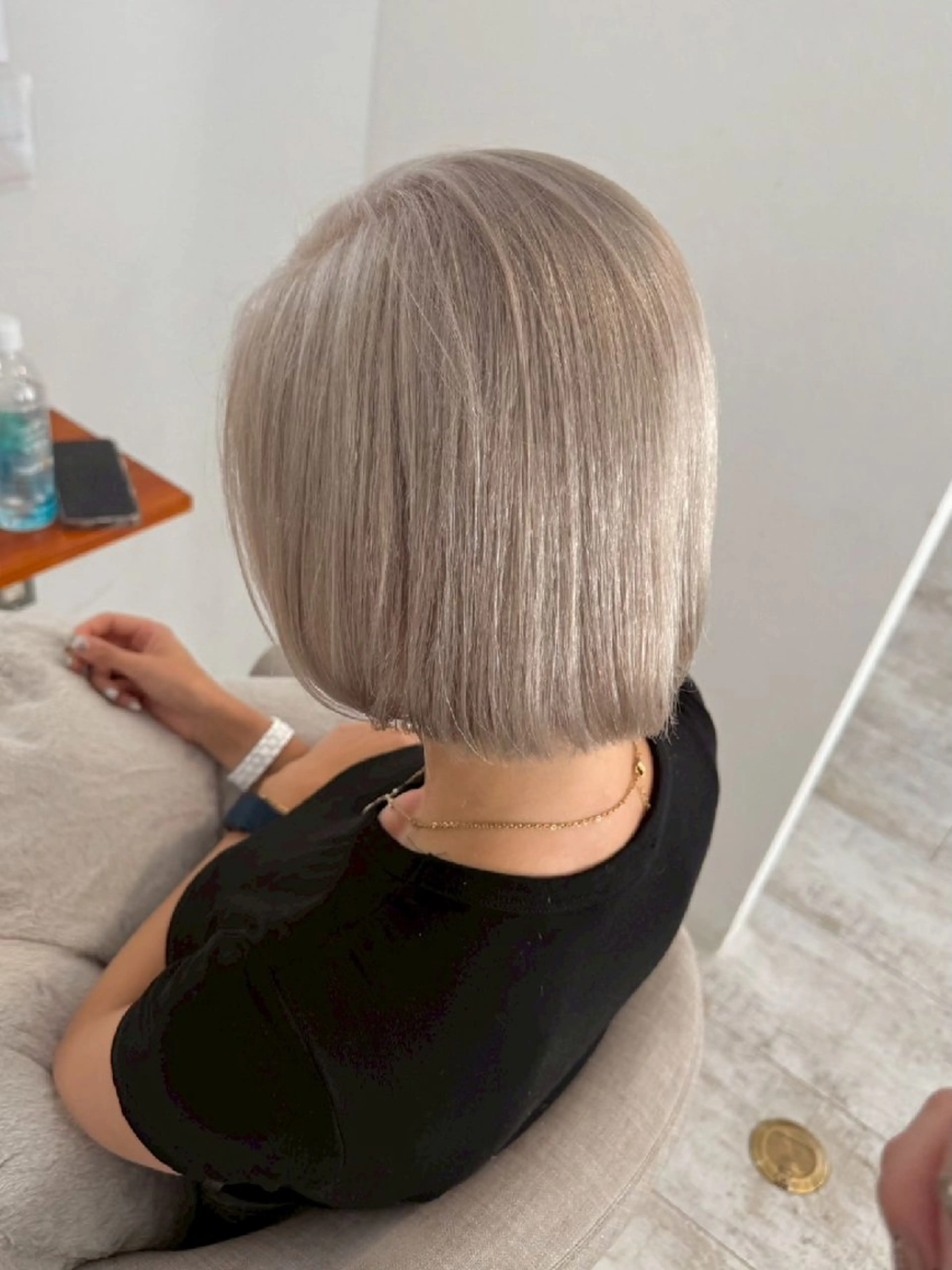 ミディアム カラー piLLon 心斎橋のヘアスタイル