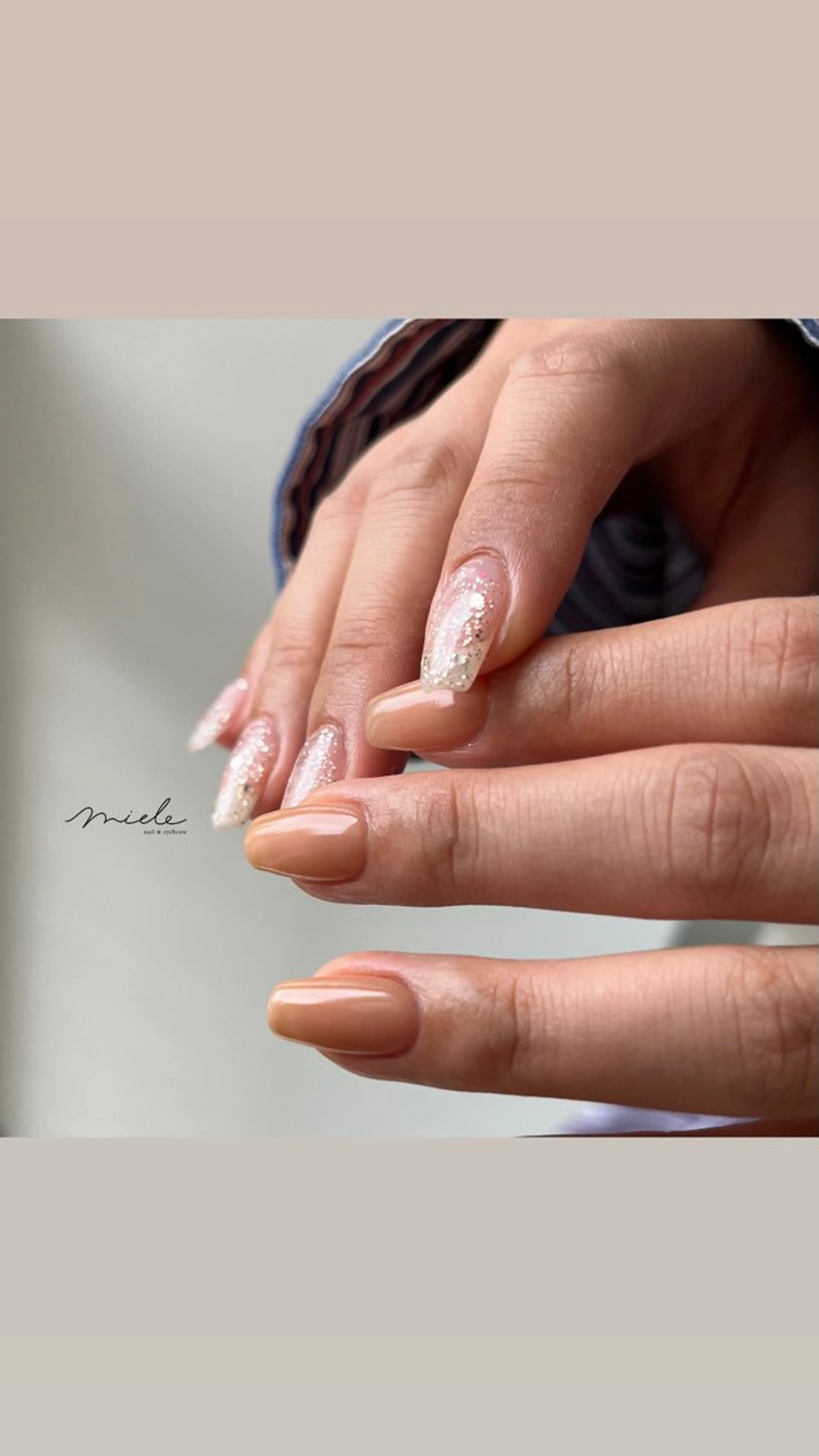 ネイル ハンドネイル miele【ミエレ】 シンプル一癖のネイルデザイン