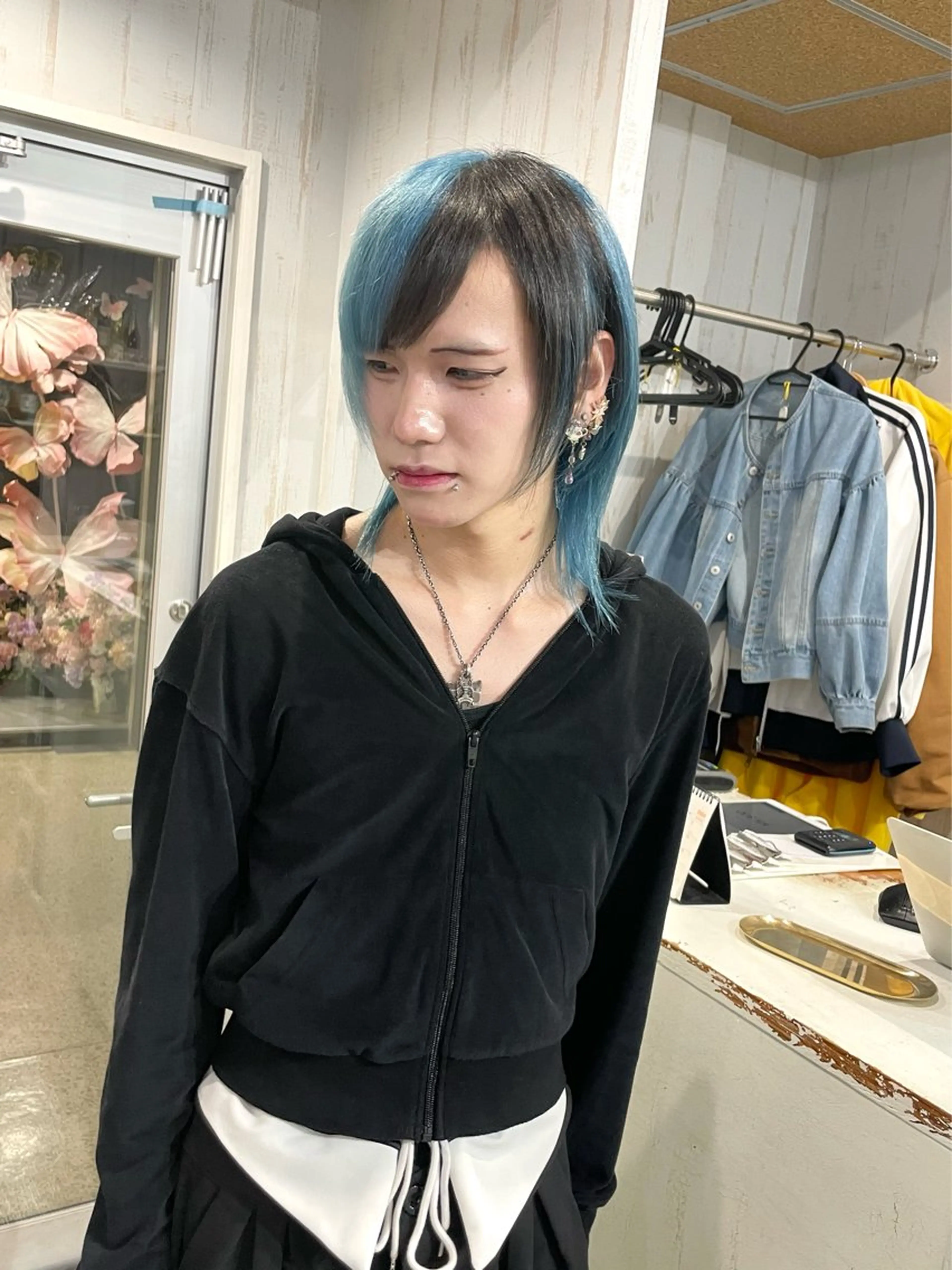 ミディアム カラー メンズ 深夜帯！説明文必読 Oahu iwataのヘアスタイル