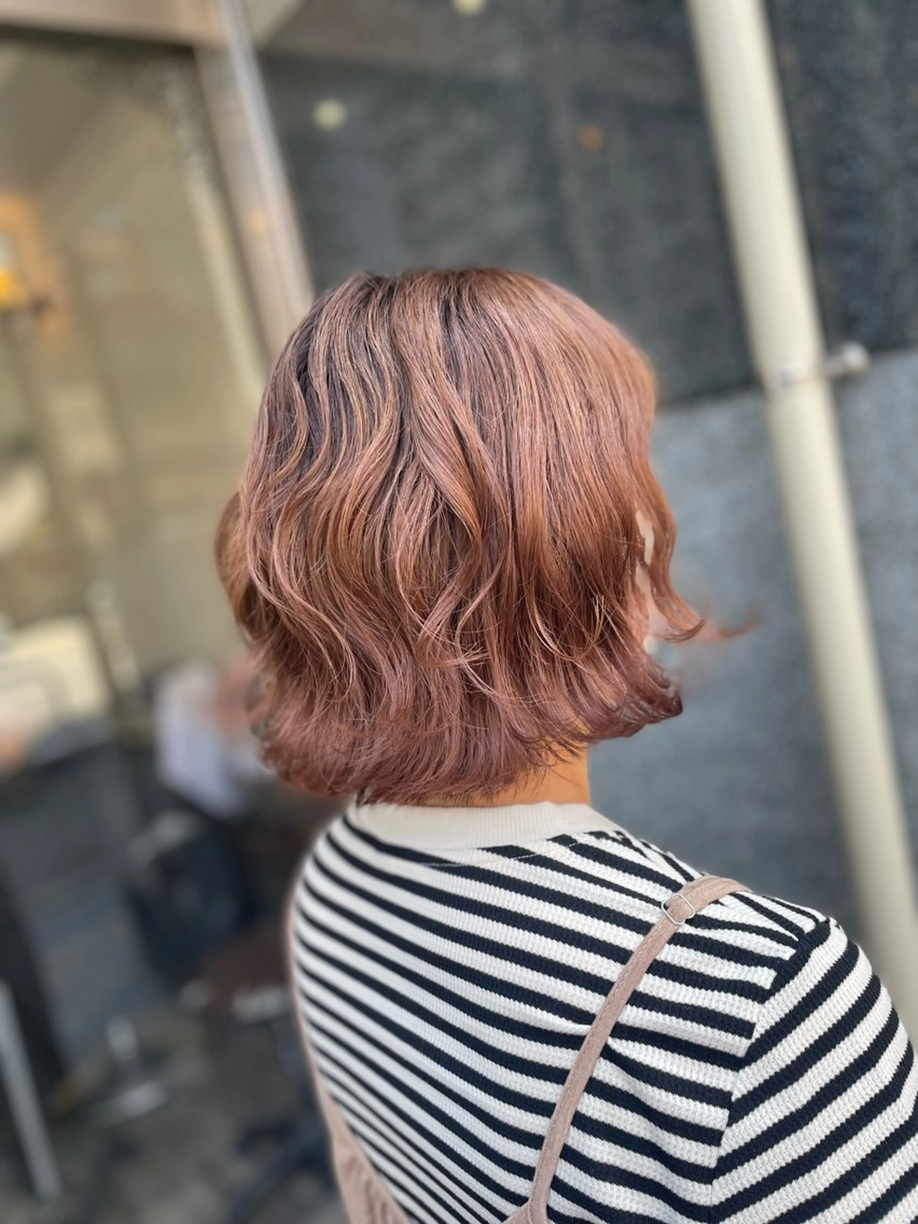 ミディアム カラー ダブルカラー HAIR MAKE Avalon 橋本店所属・💎白髪染めも対応 🙆👌山本明菜のヘアスタイル