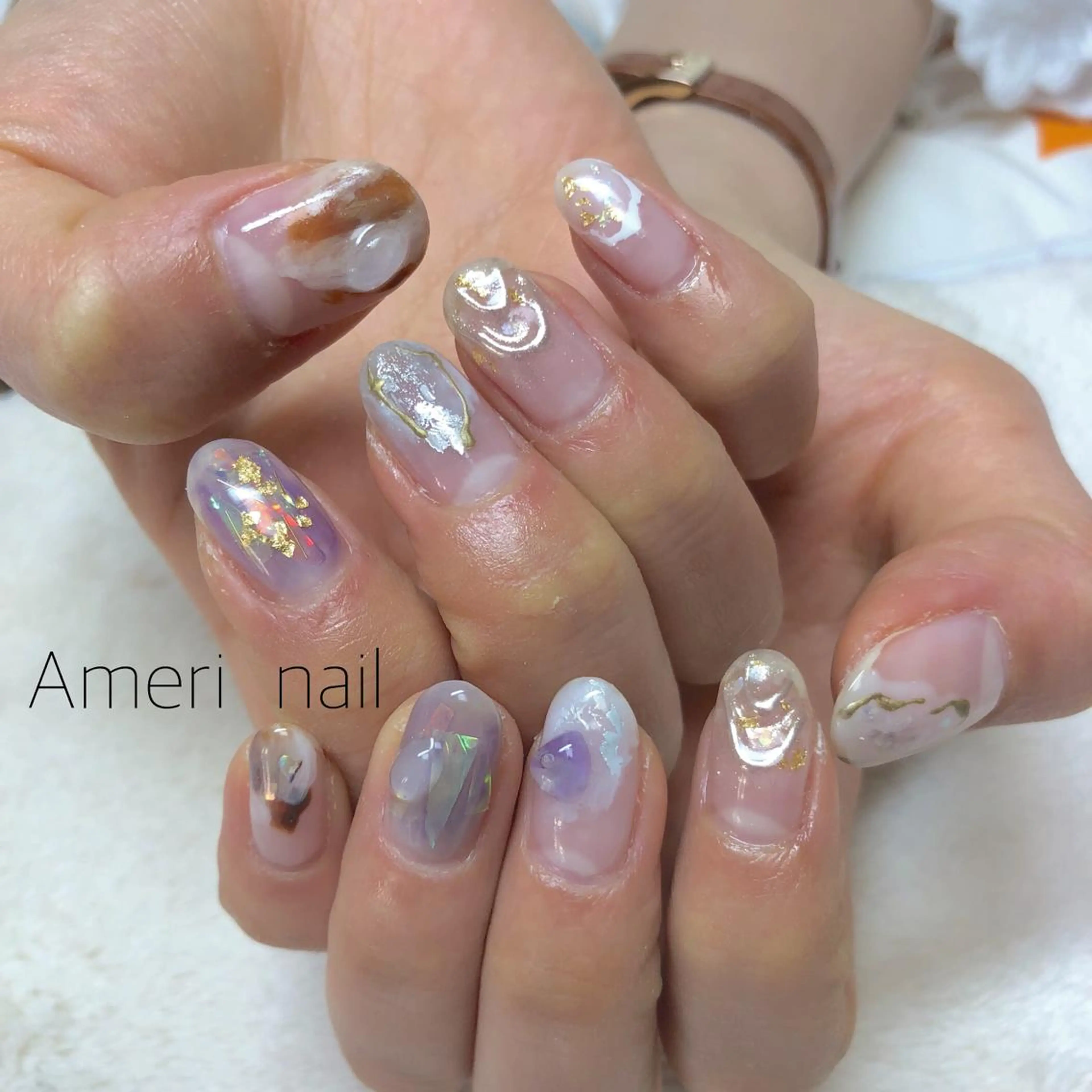 ネイル ハンドネイル Ameri nail /UKIのネイルデザイン