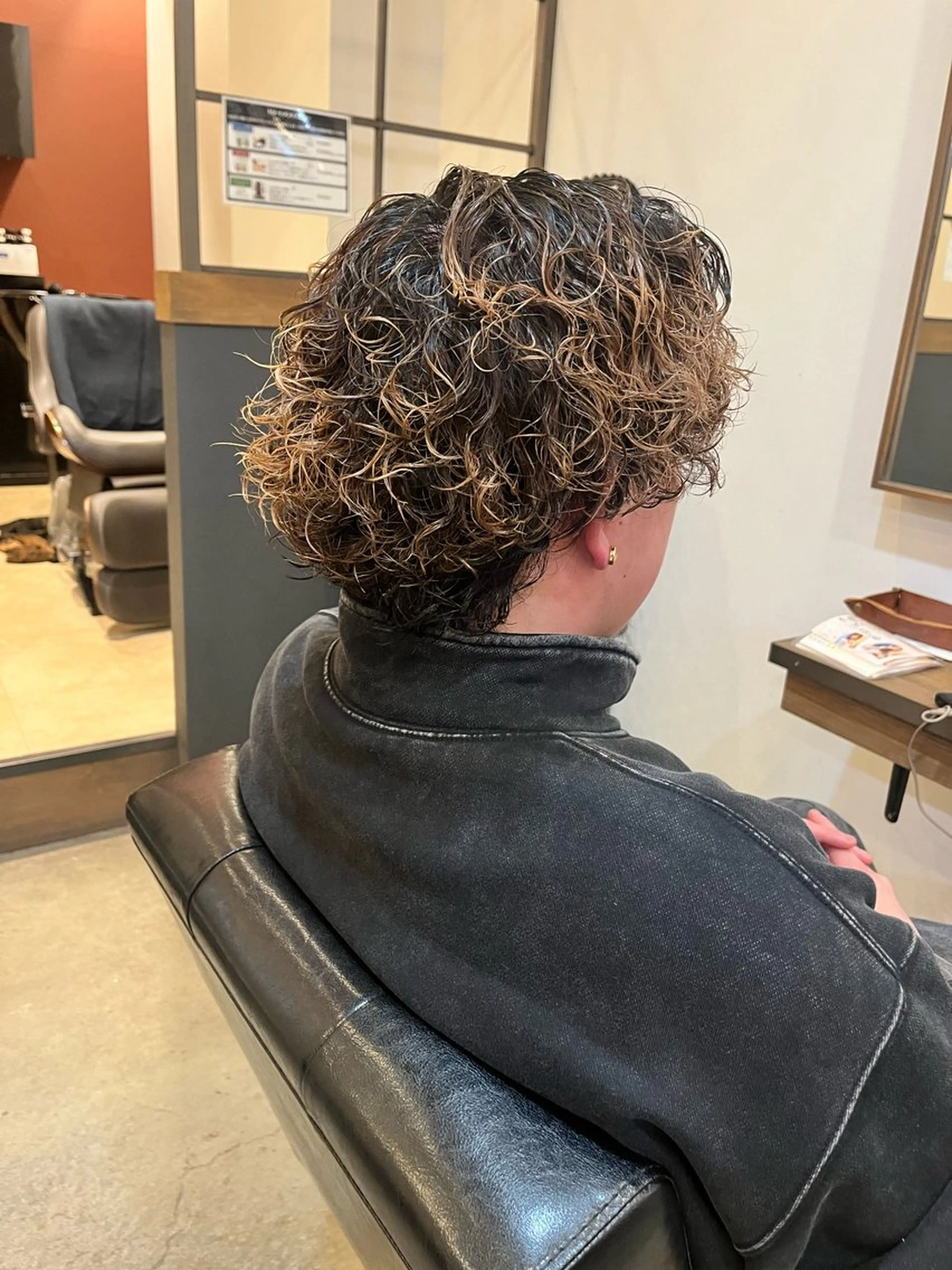 パーマ メンズ 小堀 いぶきのヘアスタイル