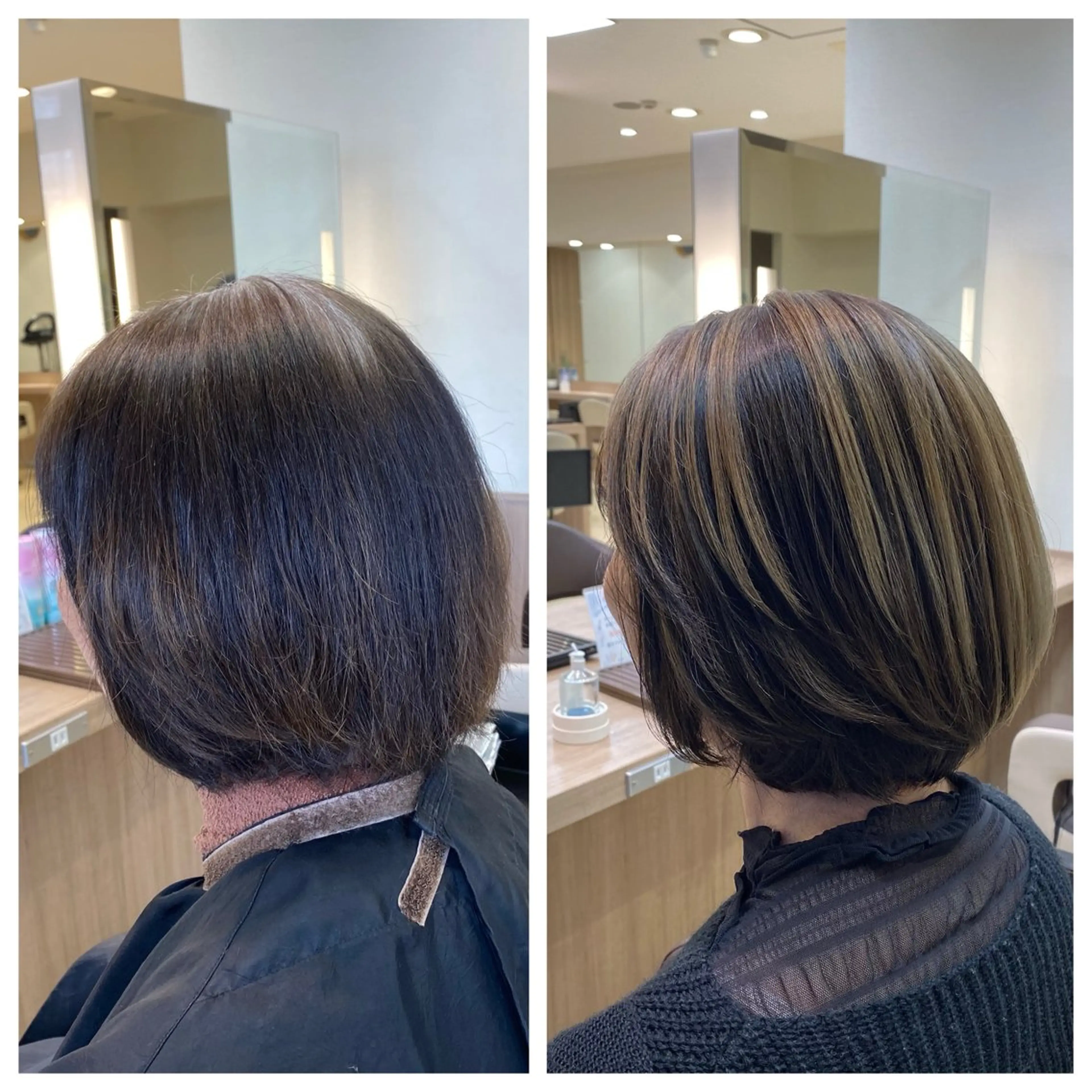 ミディアム カラー カット ヘアカラー トリートメント 透明感カラー/ 松井克樹のヘアスタイル