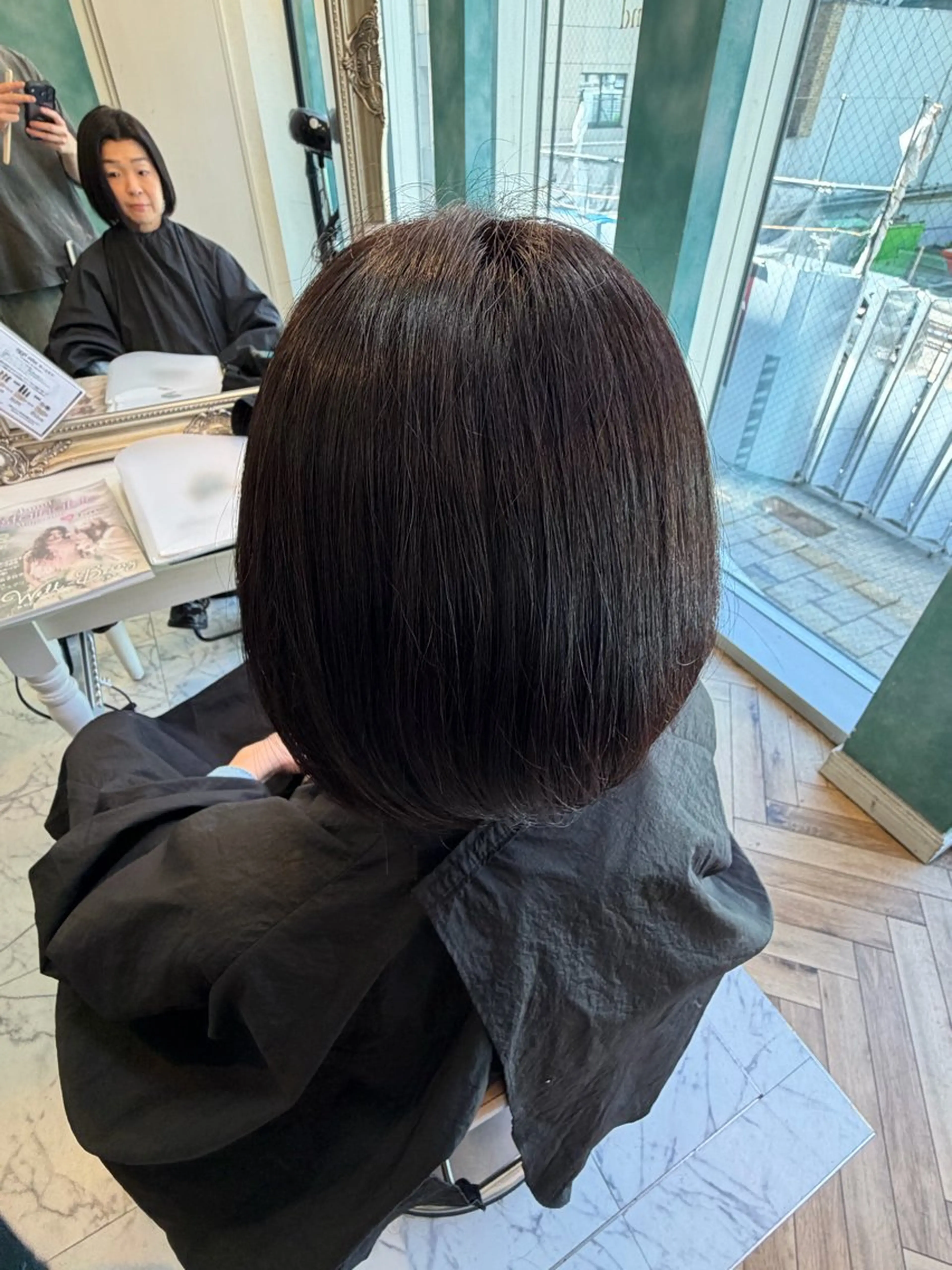 ミディアム ヘアカラー Lond所属・艶髪カラー るいのヘアスタイル
