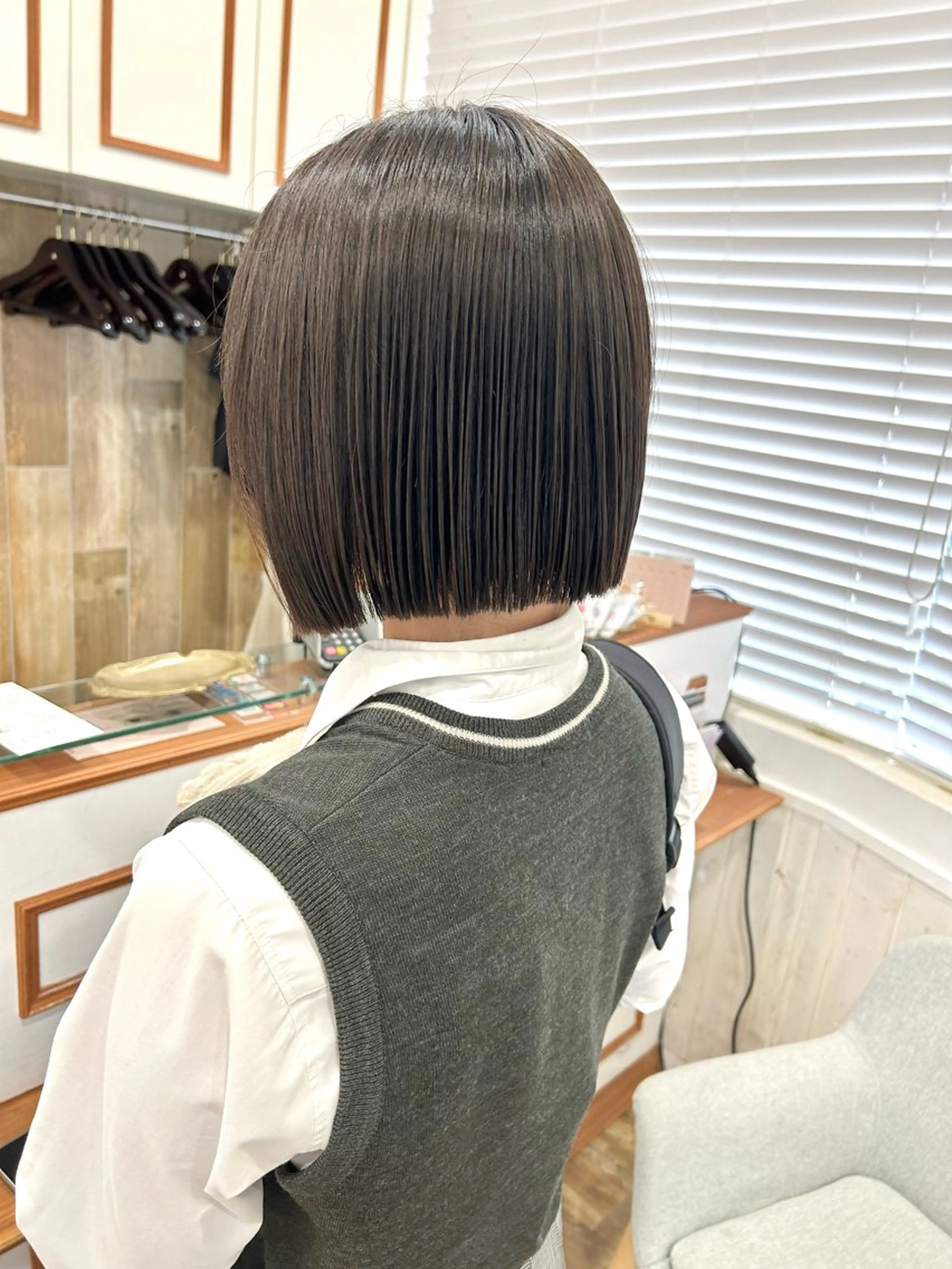 ショート カット トリートメント ぱつっとボブ/ 小野あかねのヘアスタイル