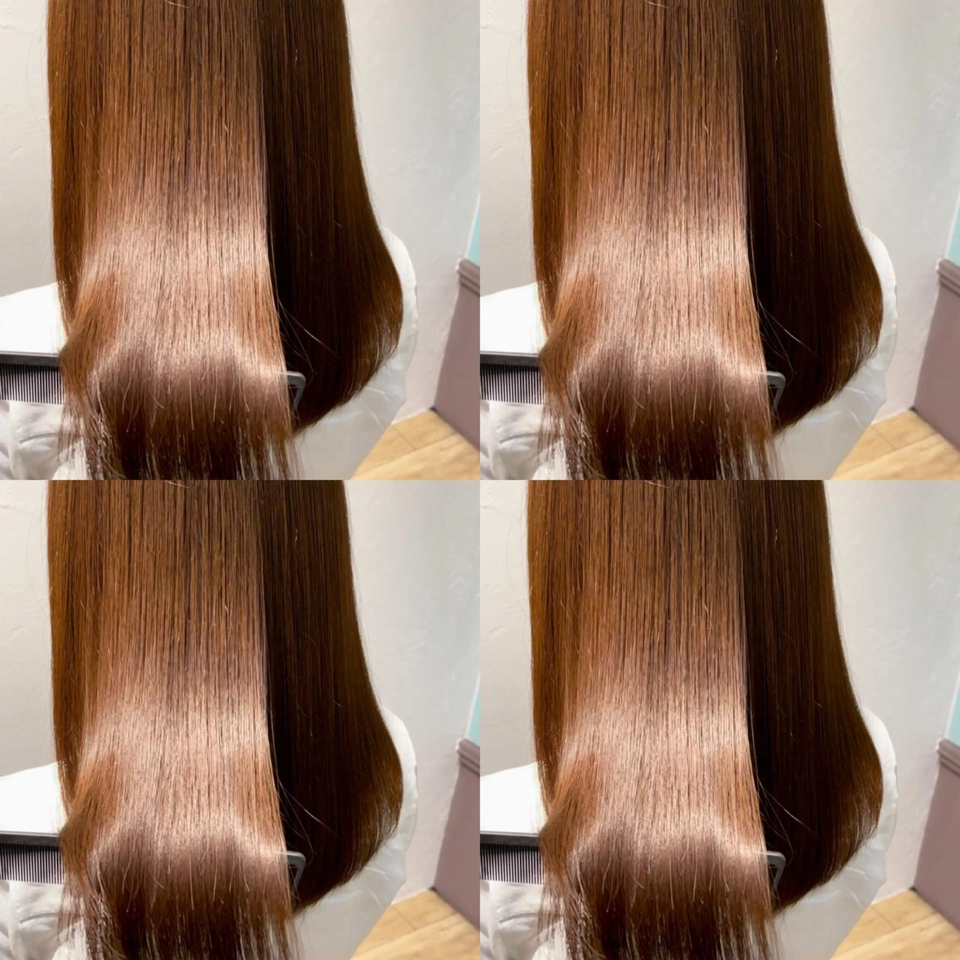 ロング カット 縮毛矯正 トリートメント ヘッドスパ 大人可愛い透明感🌟 小顔・韓国髪🌟野中のヘアスタイル