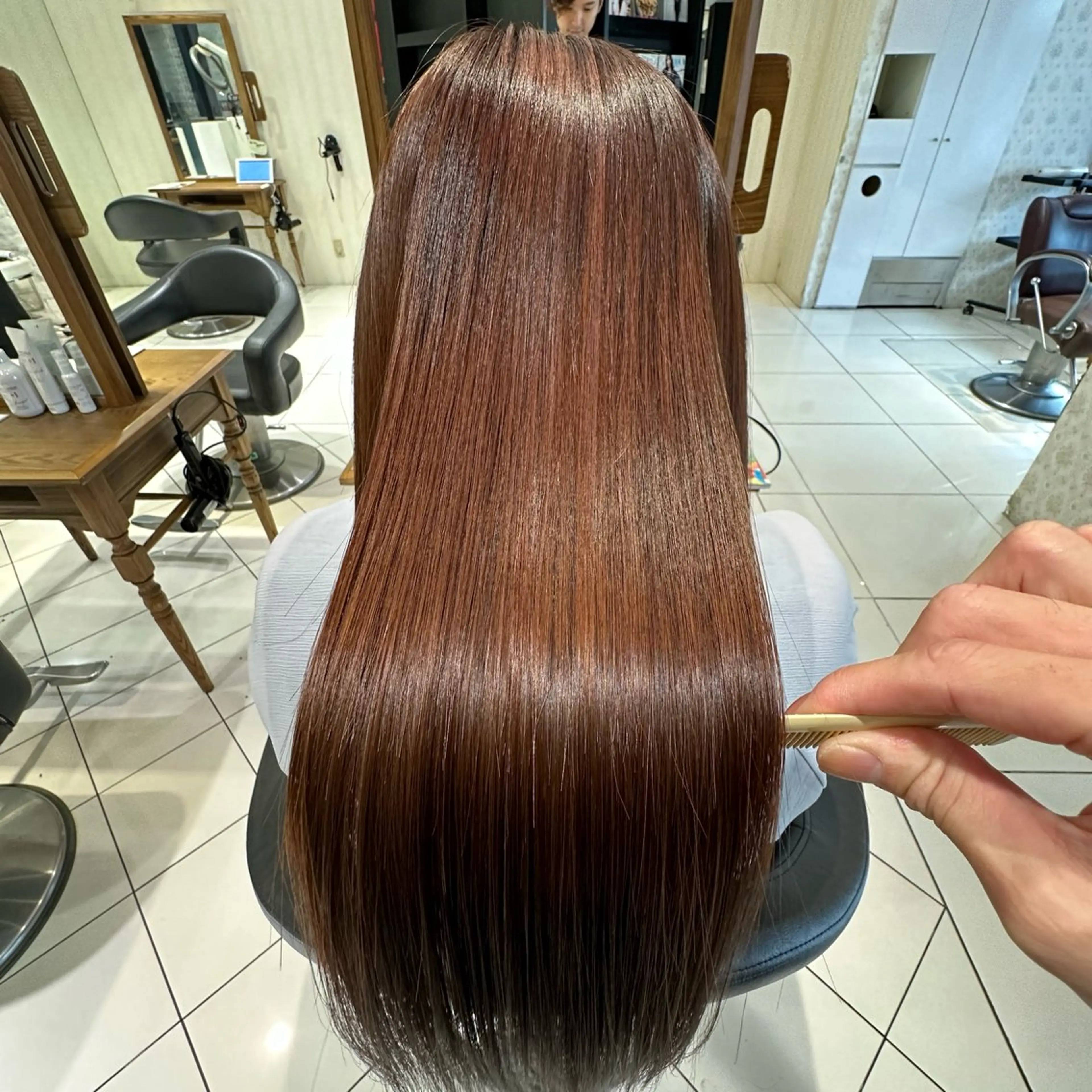 ロング ヘアカラー ✨美髪矯正の専門家✨ 髪質改善　松村のヘアスタイル