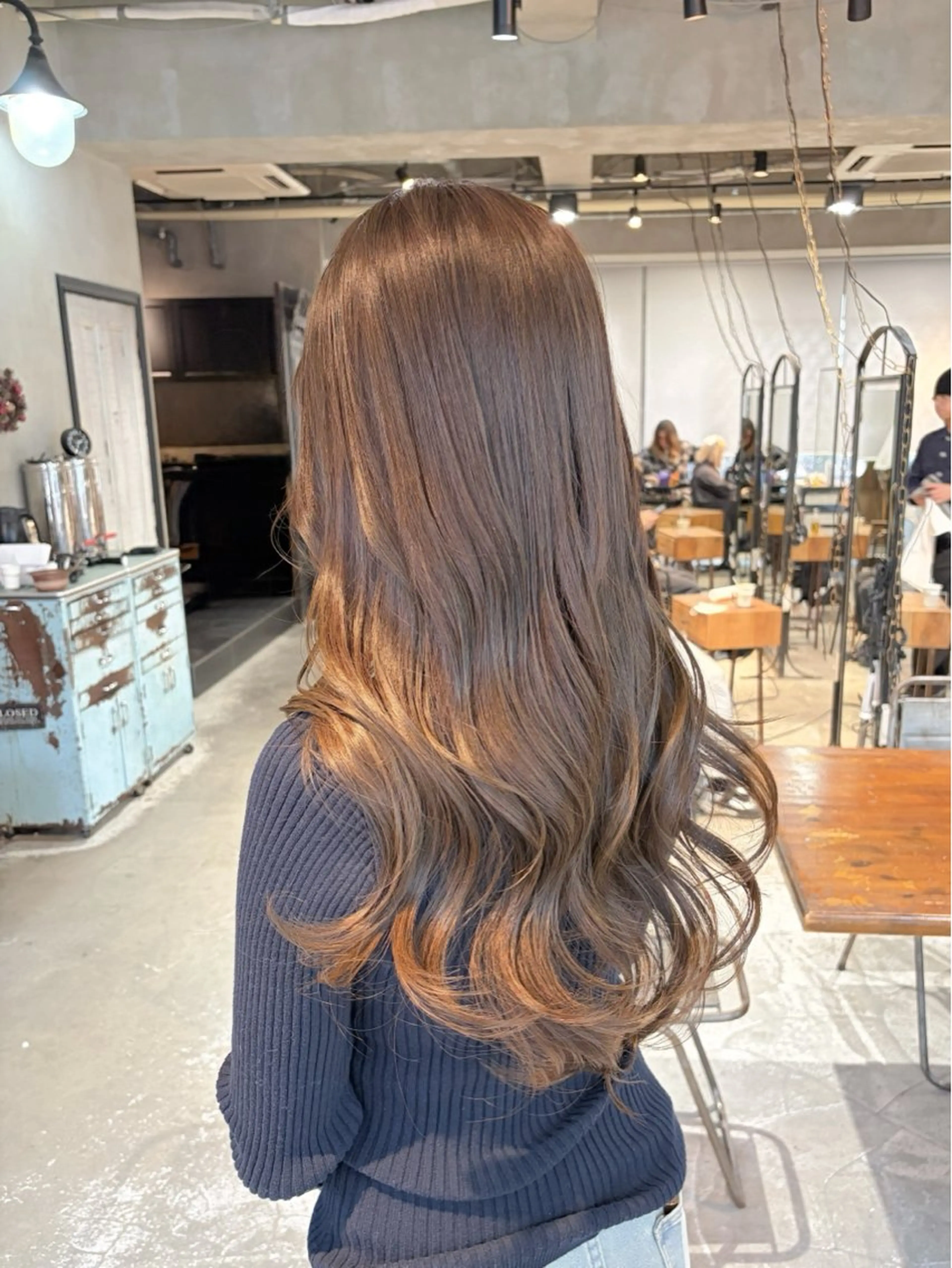 ロング カラー ベージュカラー ブリーチ ブロンド ケアブリーチ ダブルカラー カット ヘアカラー トリートメント ヘアセット 似合わせハイトーン 🍯ayumi🍯のヘアスタイル