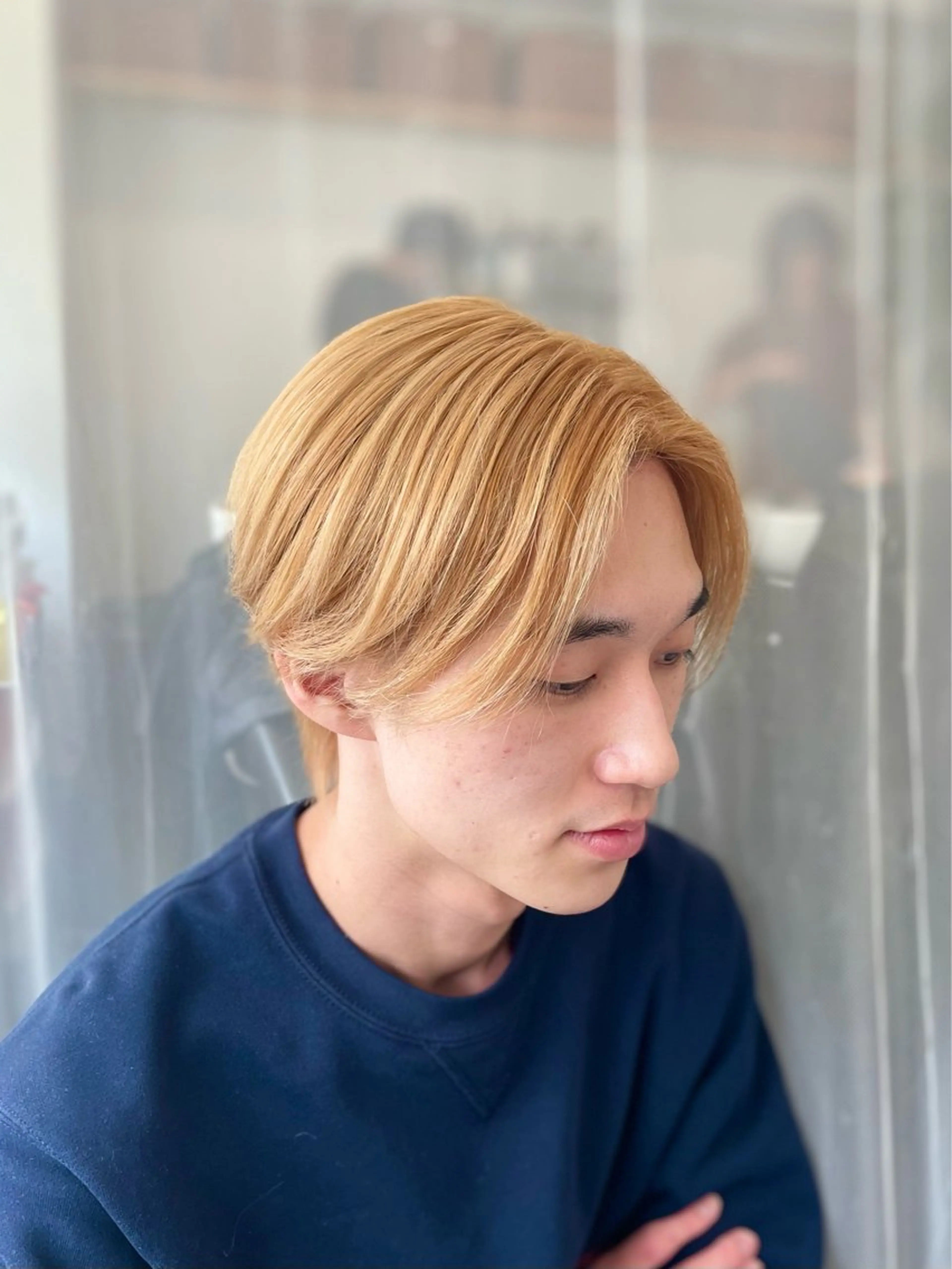 カラー メンズ ヘアカラー トリートメント GaKu/ハイトーン /ブリーチ/ブロンドのヘアスタイル