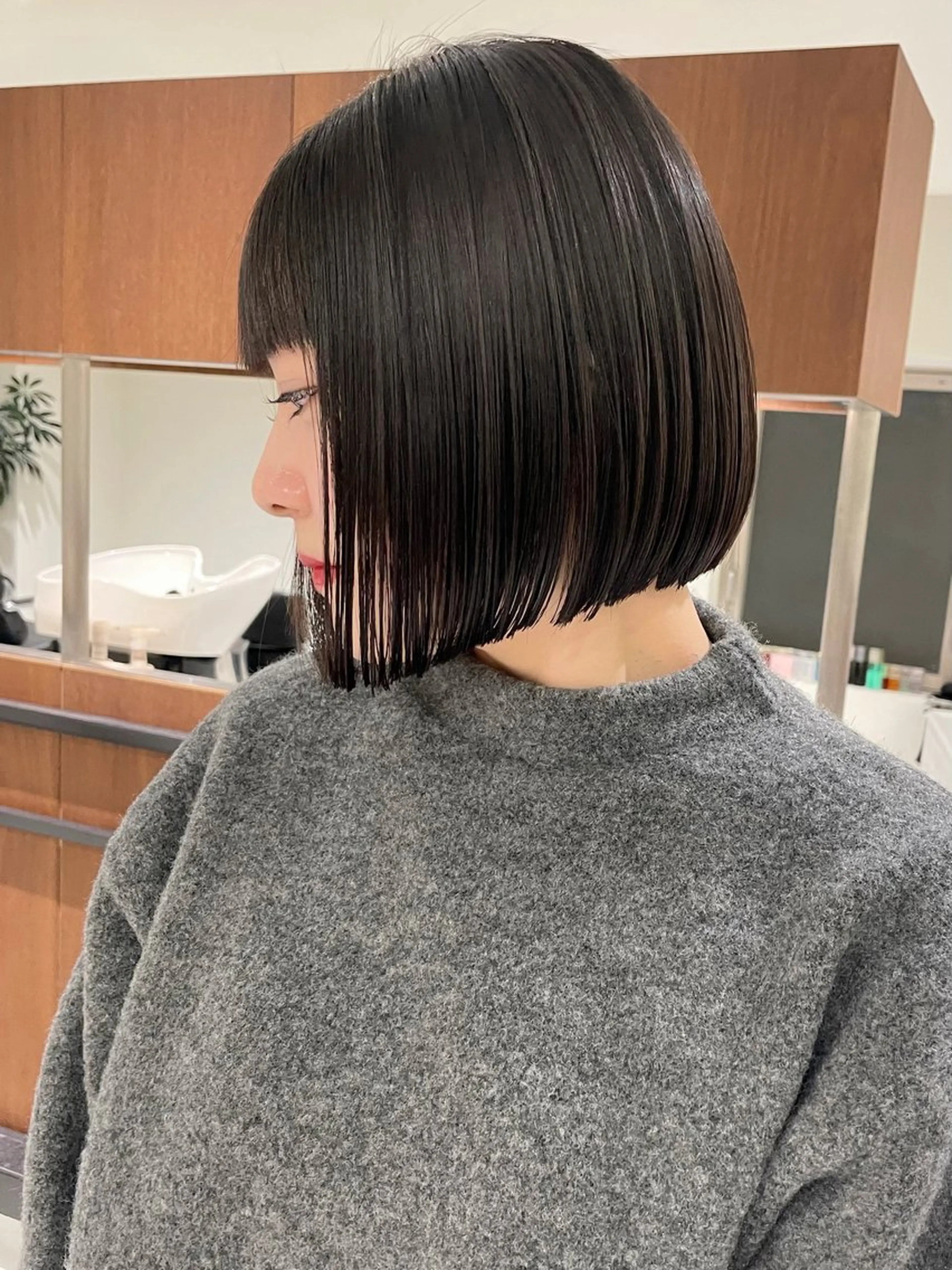 ショート カラー ボブ 小顔ボブ jilblanカホのヘアスタイル