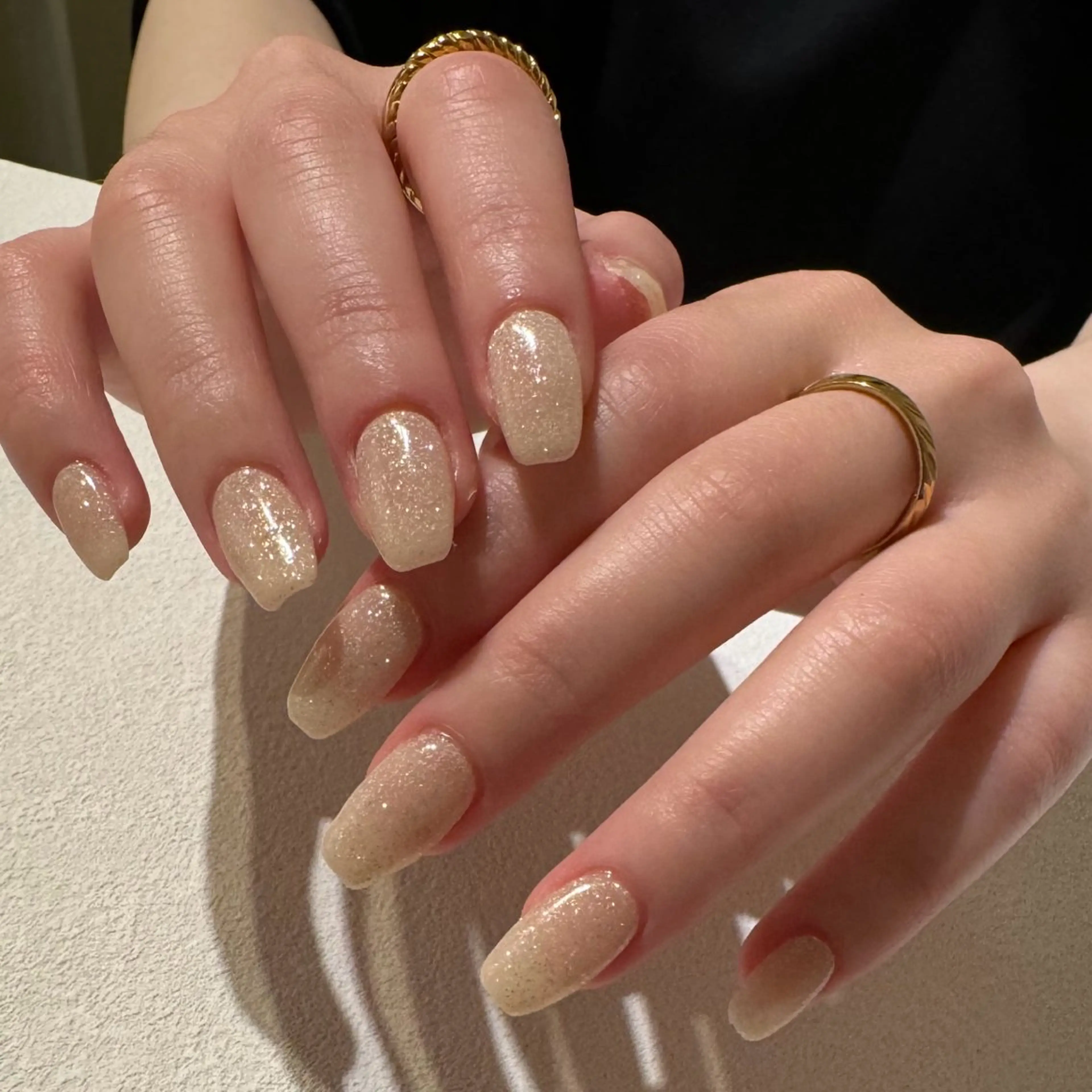 ネイル キラキラネイル ニュアンスネイル ワンカラーネイル シンプルネイル MARU NAIL nanokaのネイルデザイン