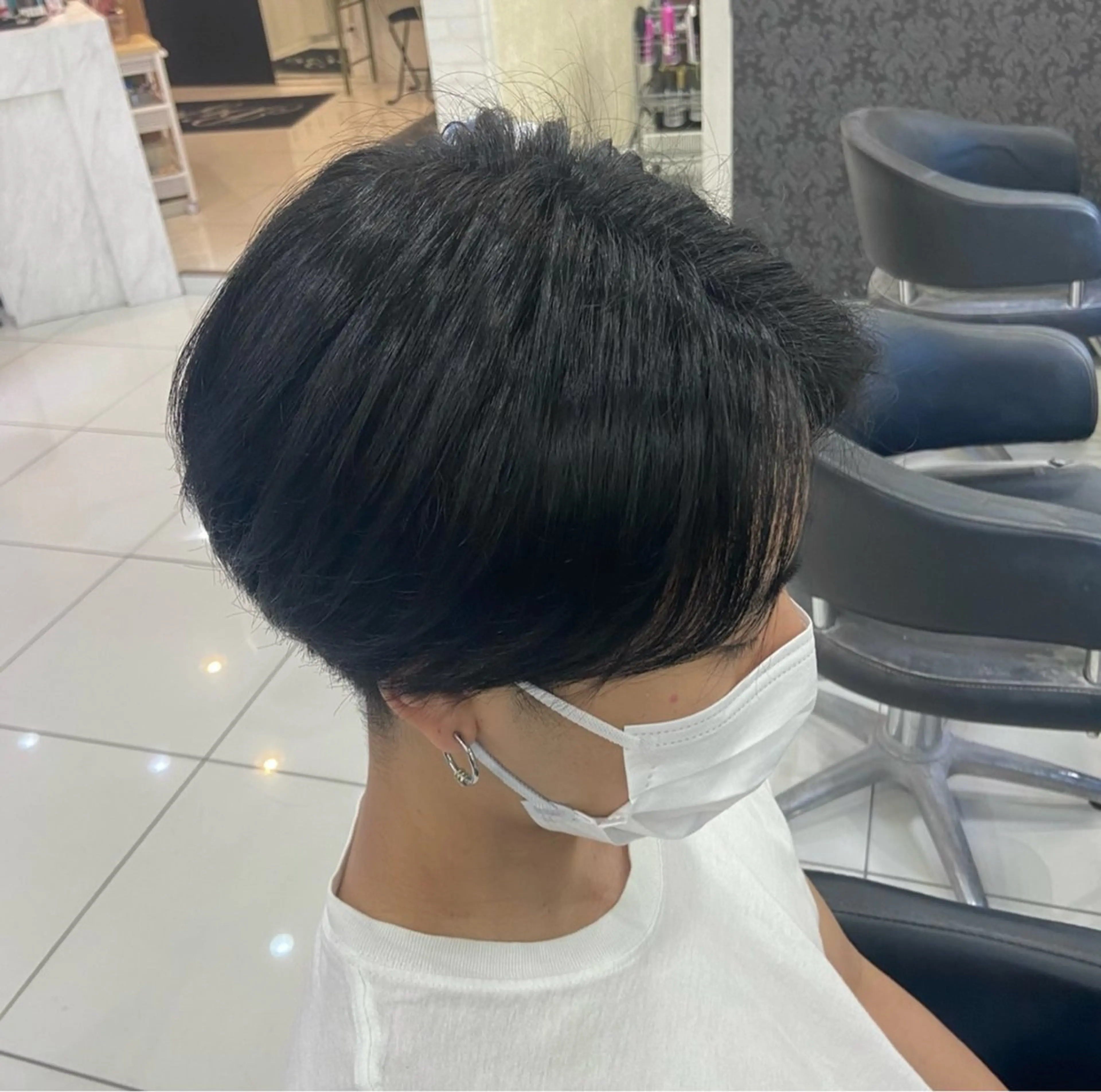 ショート メンズ カット LANDS所属・nanaka 🤍韓国ワンホンヘアのヘアスタイル