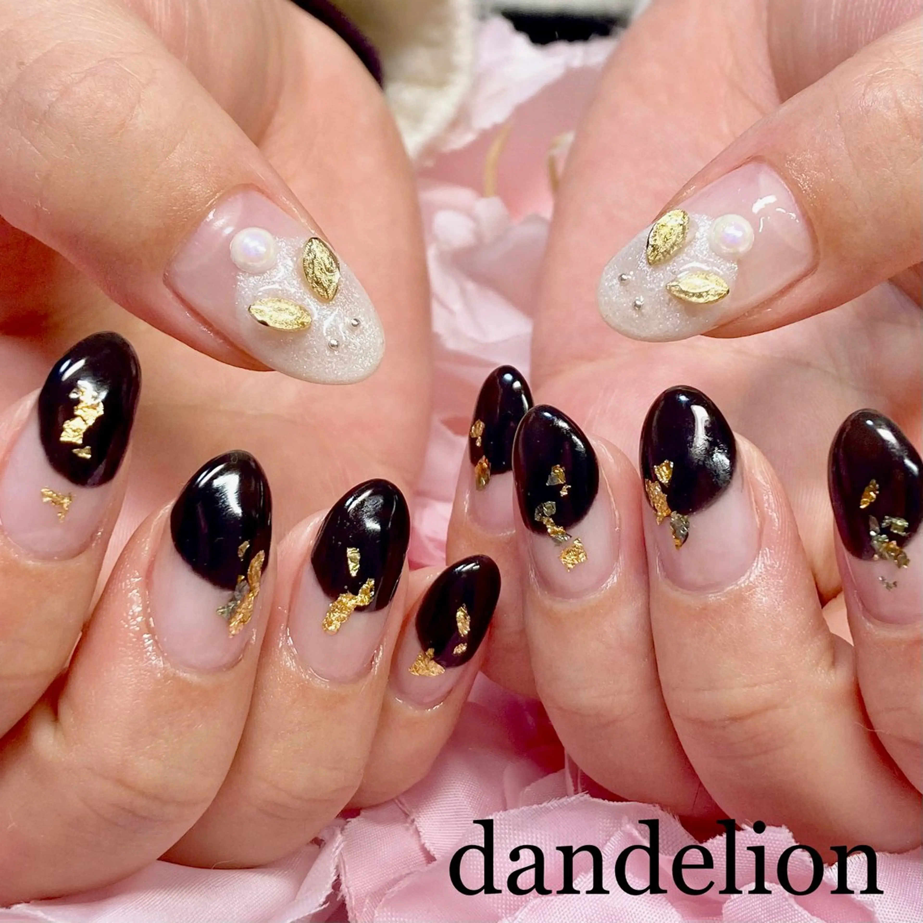 ネイル ハンドネイル ハンドケア dandelion ダンデライオンのネイルデザイン