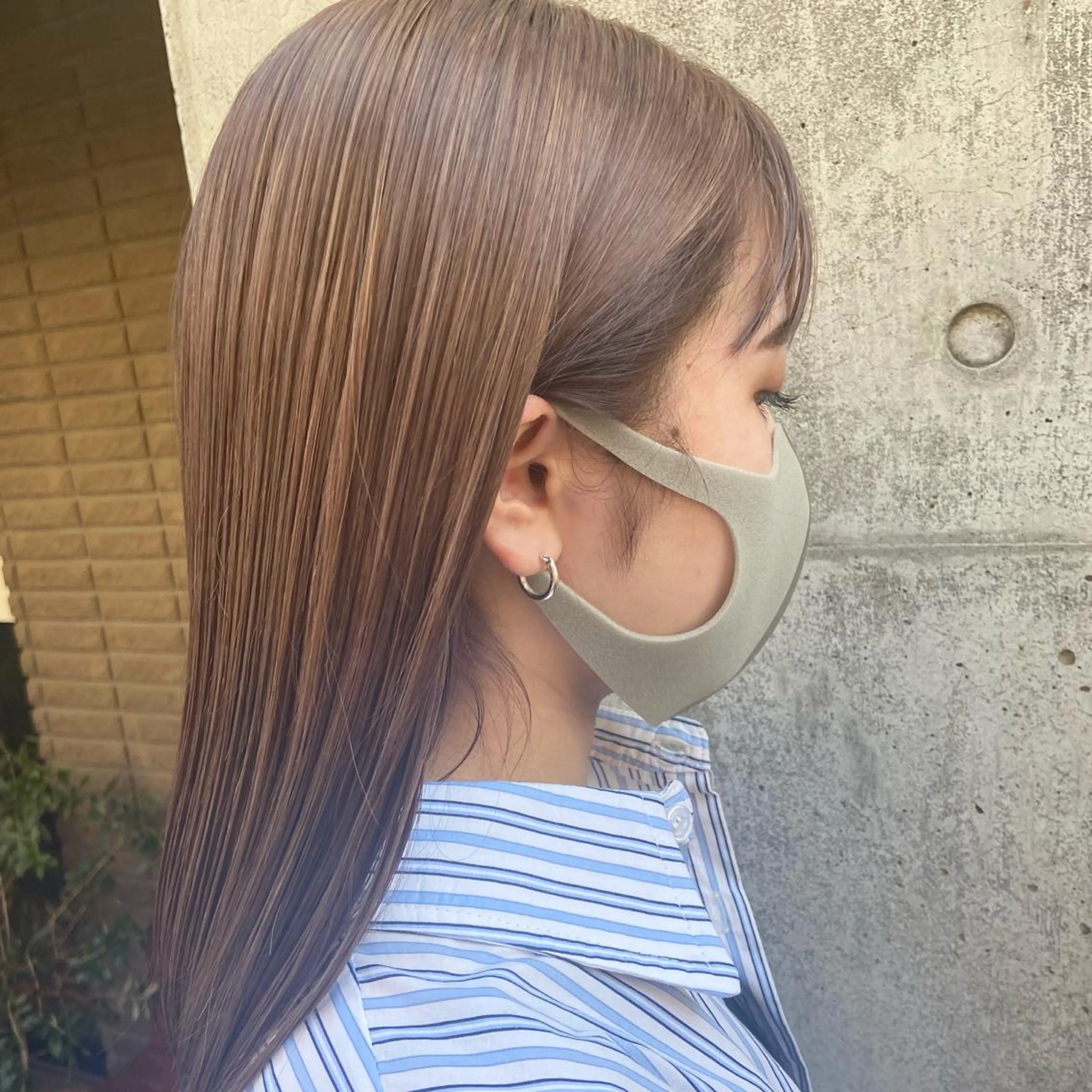 カラー Lamana所属・透明感カラー/ 加瀬たまものヘアスタイル