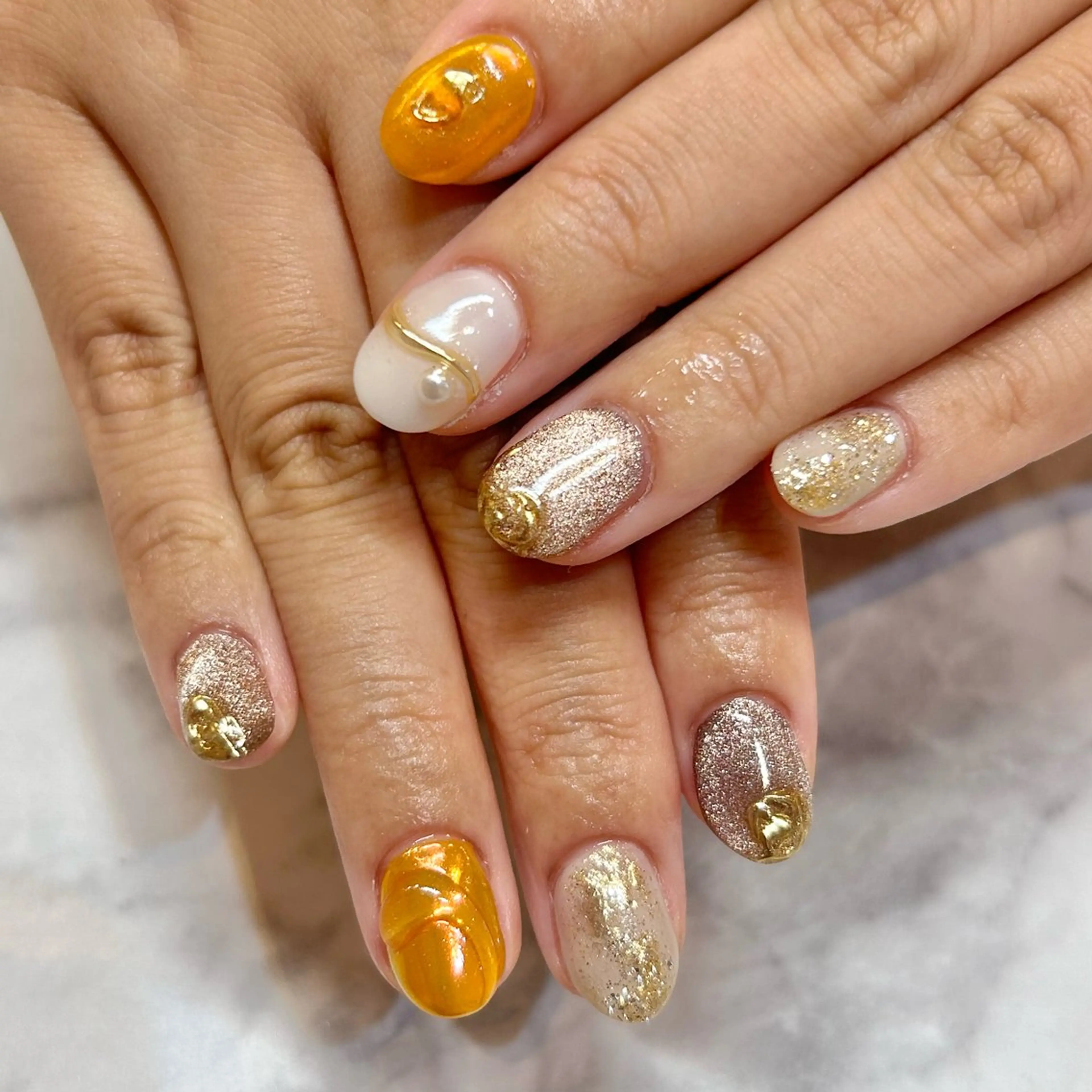 ネイル ハンドネイル Bianca栄店 みさとのネイルデザイン