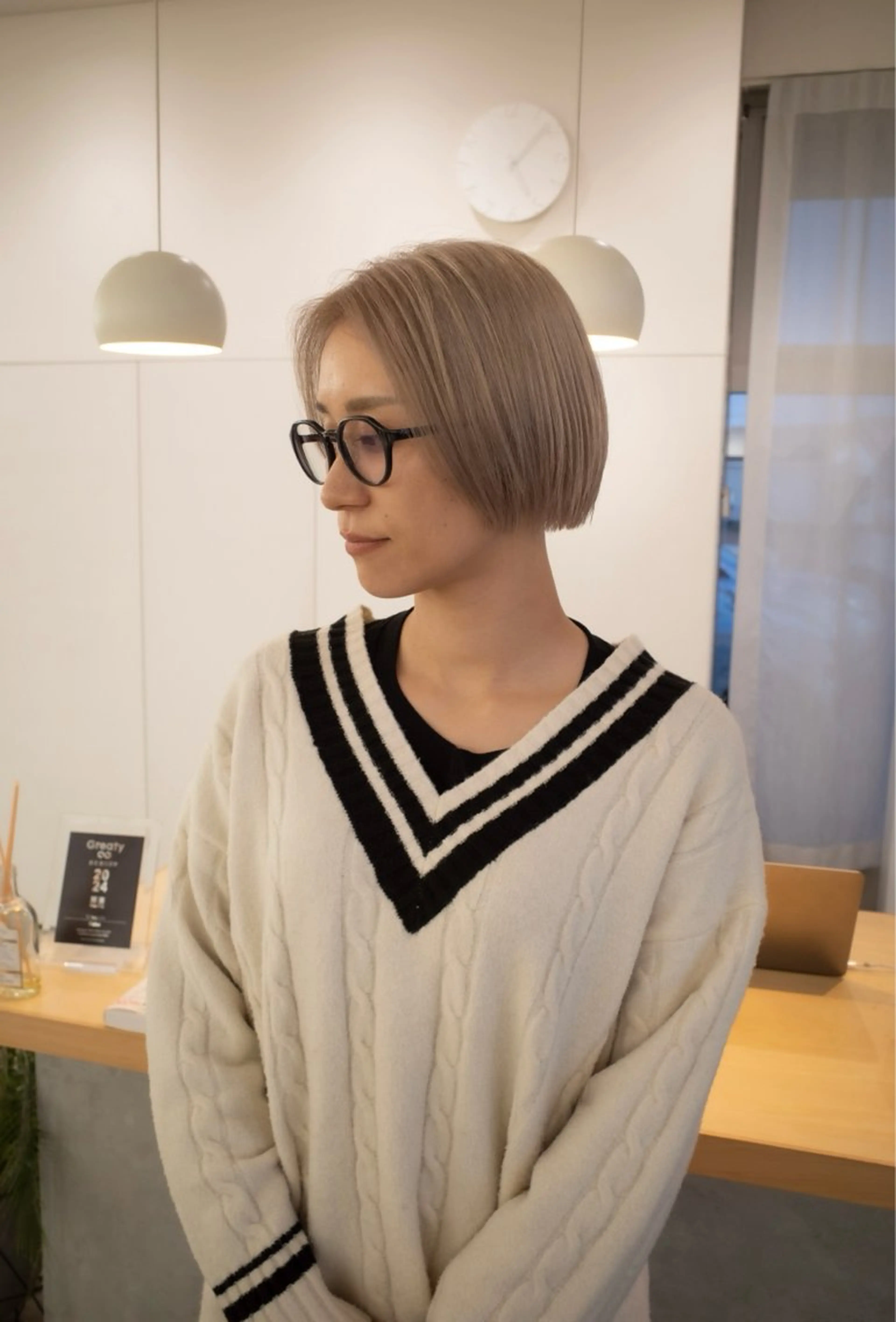 ショート カット ヘアカラー トリートメント つくばUtooe's 副店長　寺沢颯のヘアスタイル