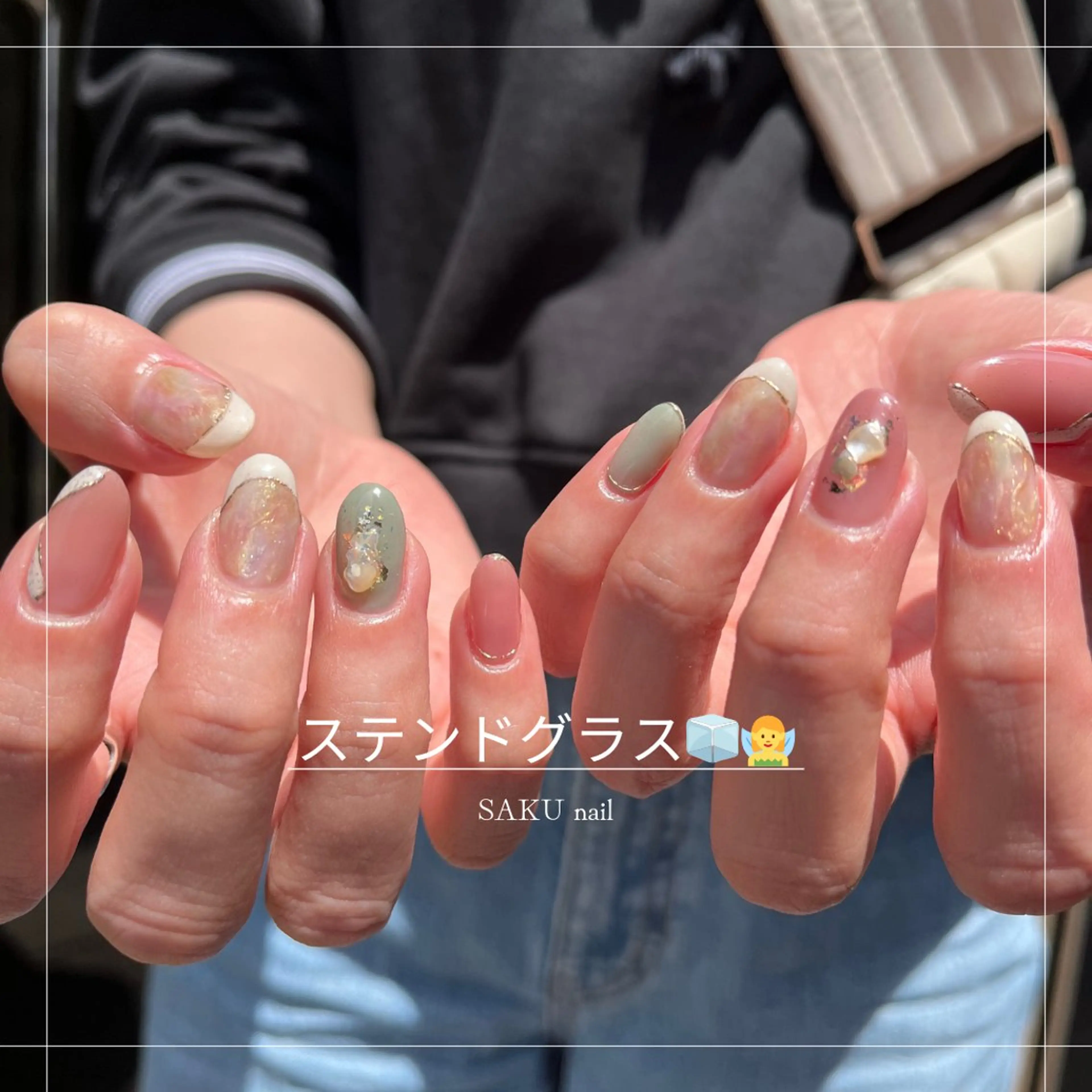 ネイル ハンドネイル SAKU  nail[サクネイル]所属・SAKU nail 作島茜のネイルデザイン