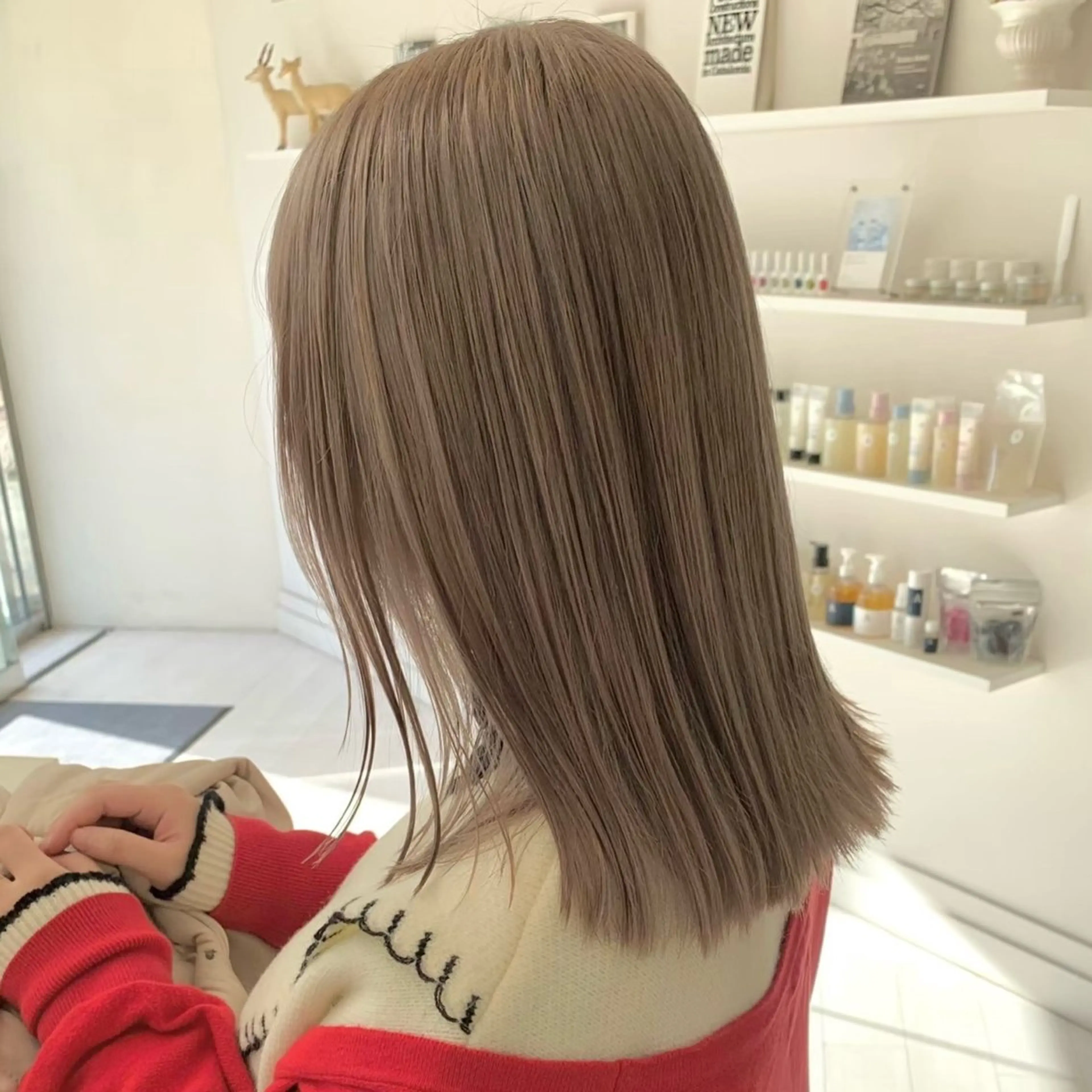 ミディアム カラー ヘアカラー Parve Mix / 根本 梨湖🫧のヘアスタイル