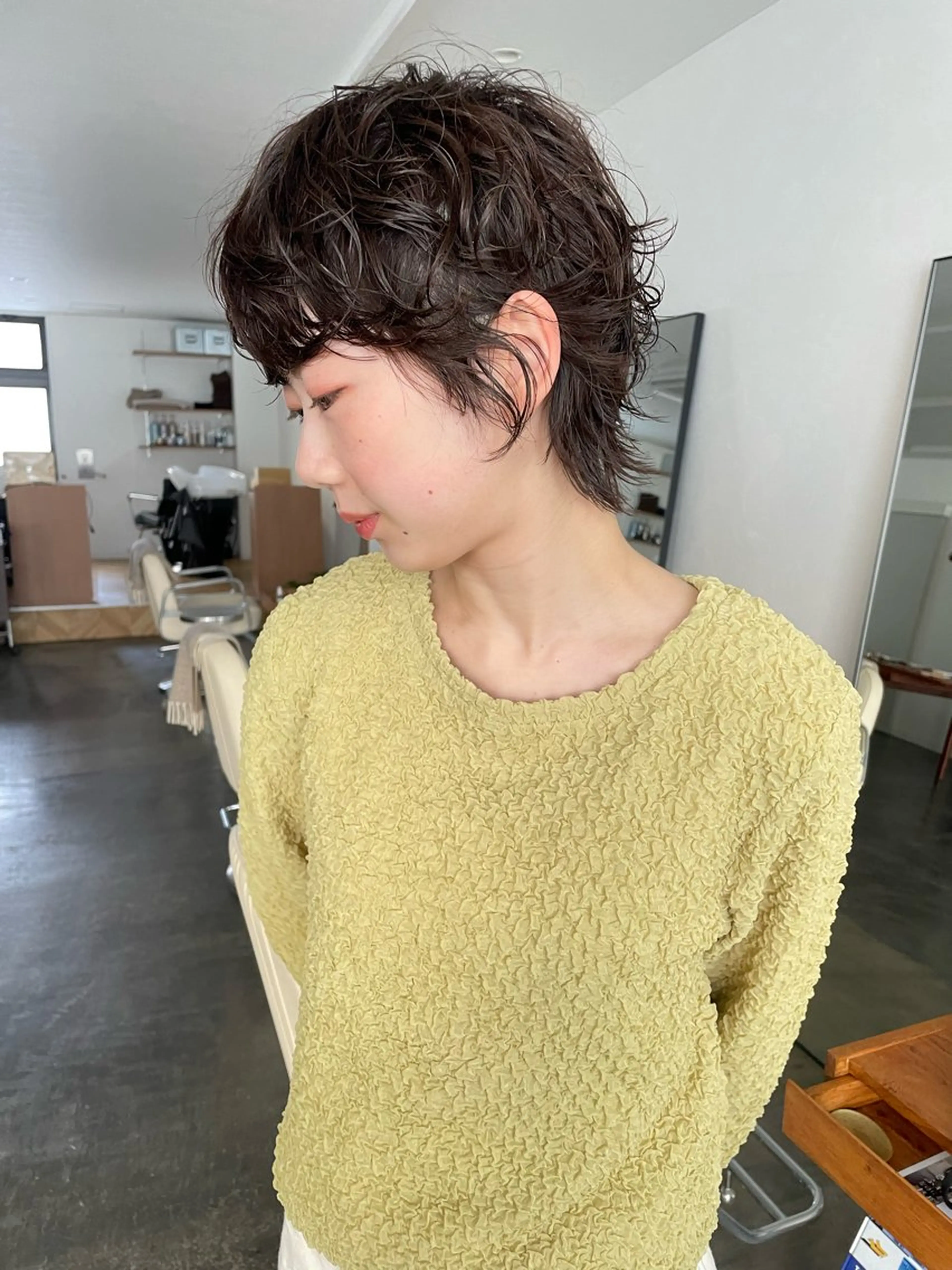 ショート パーマ pole所属・【pole】 minaのヘアスタイル