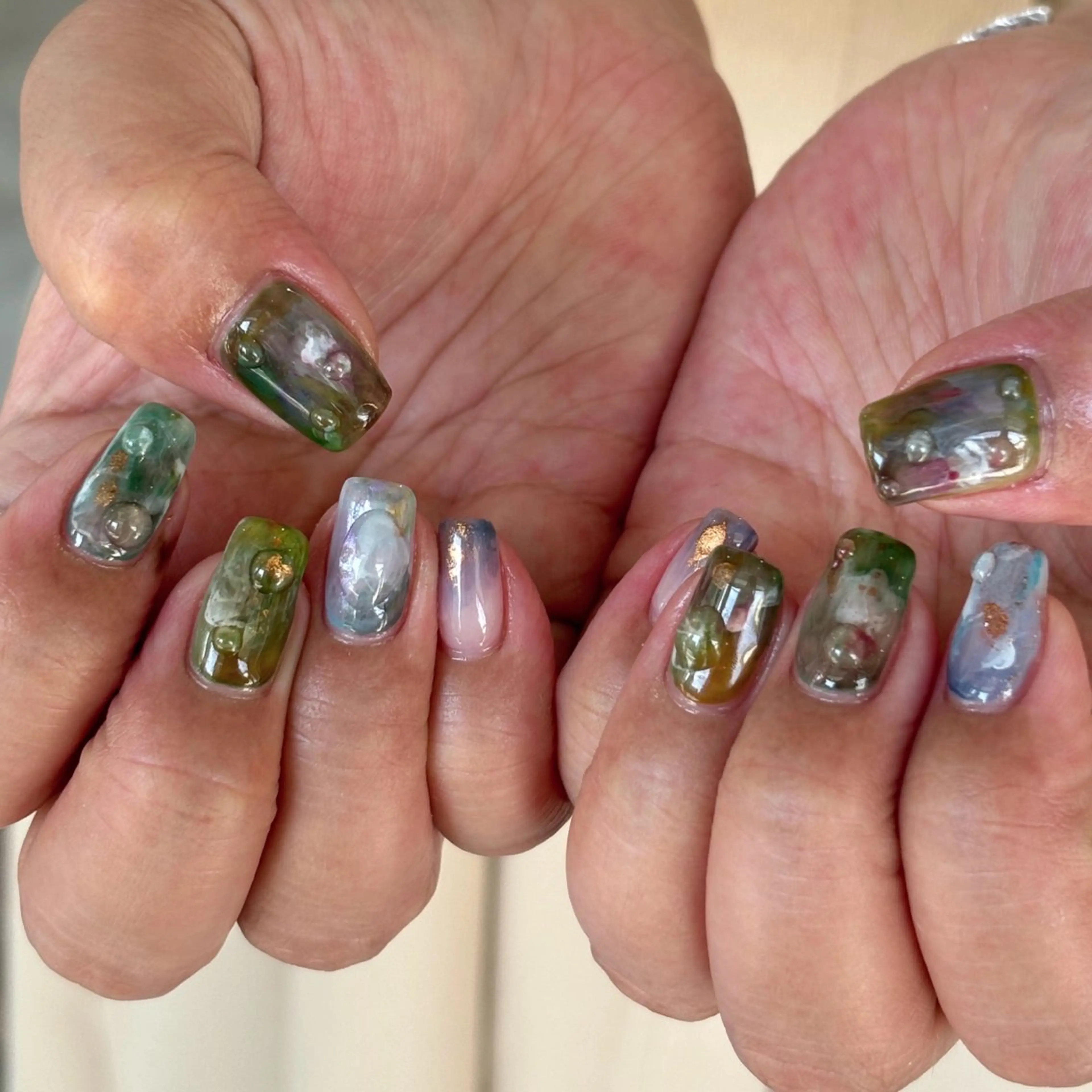 ネイル ハンドネイル hinako /個性派ニュアンスのネイルデザイン