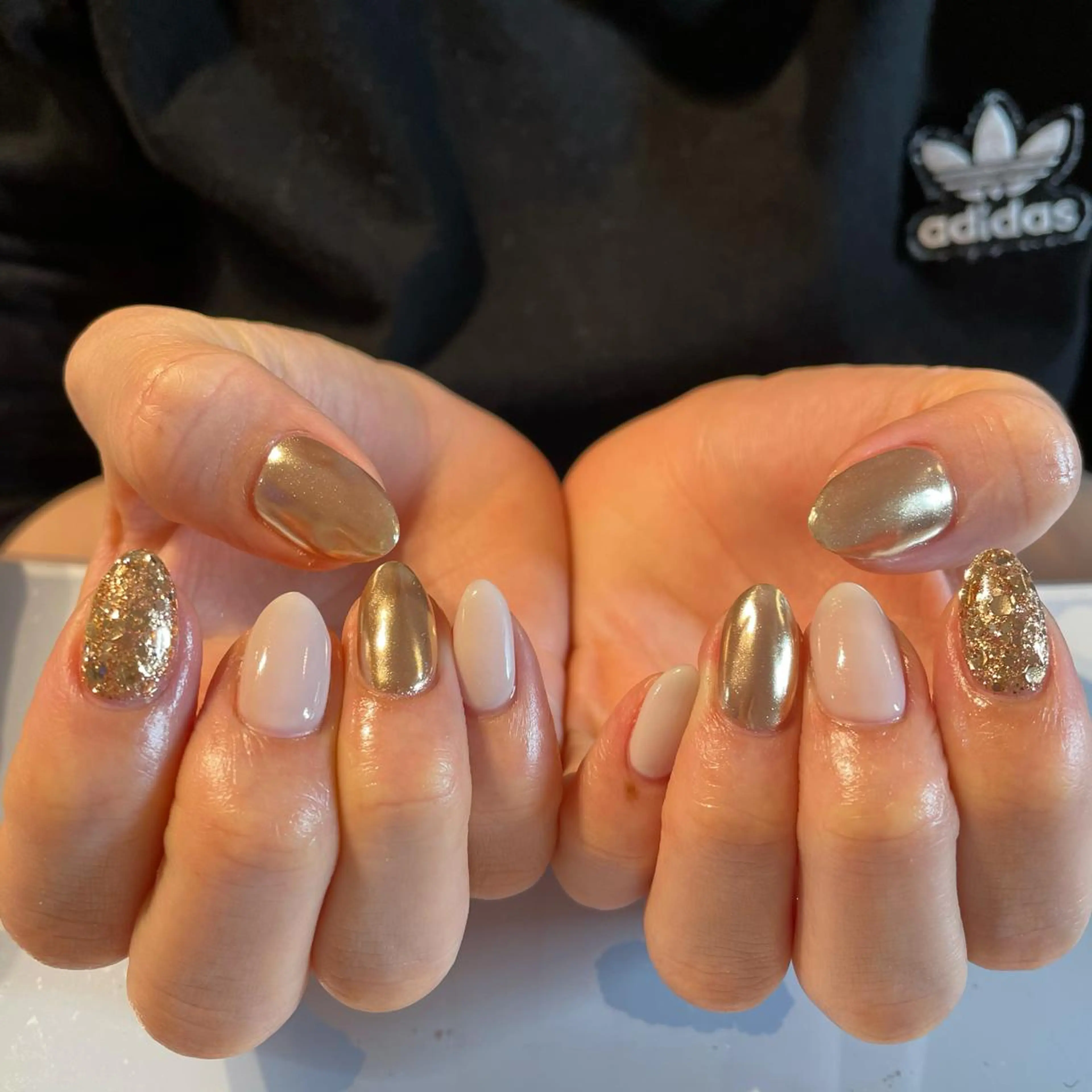 ネイル ミラーネイル ハンドネイル Tocowaka マエダのネイルデザイン