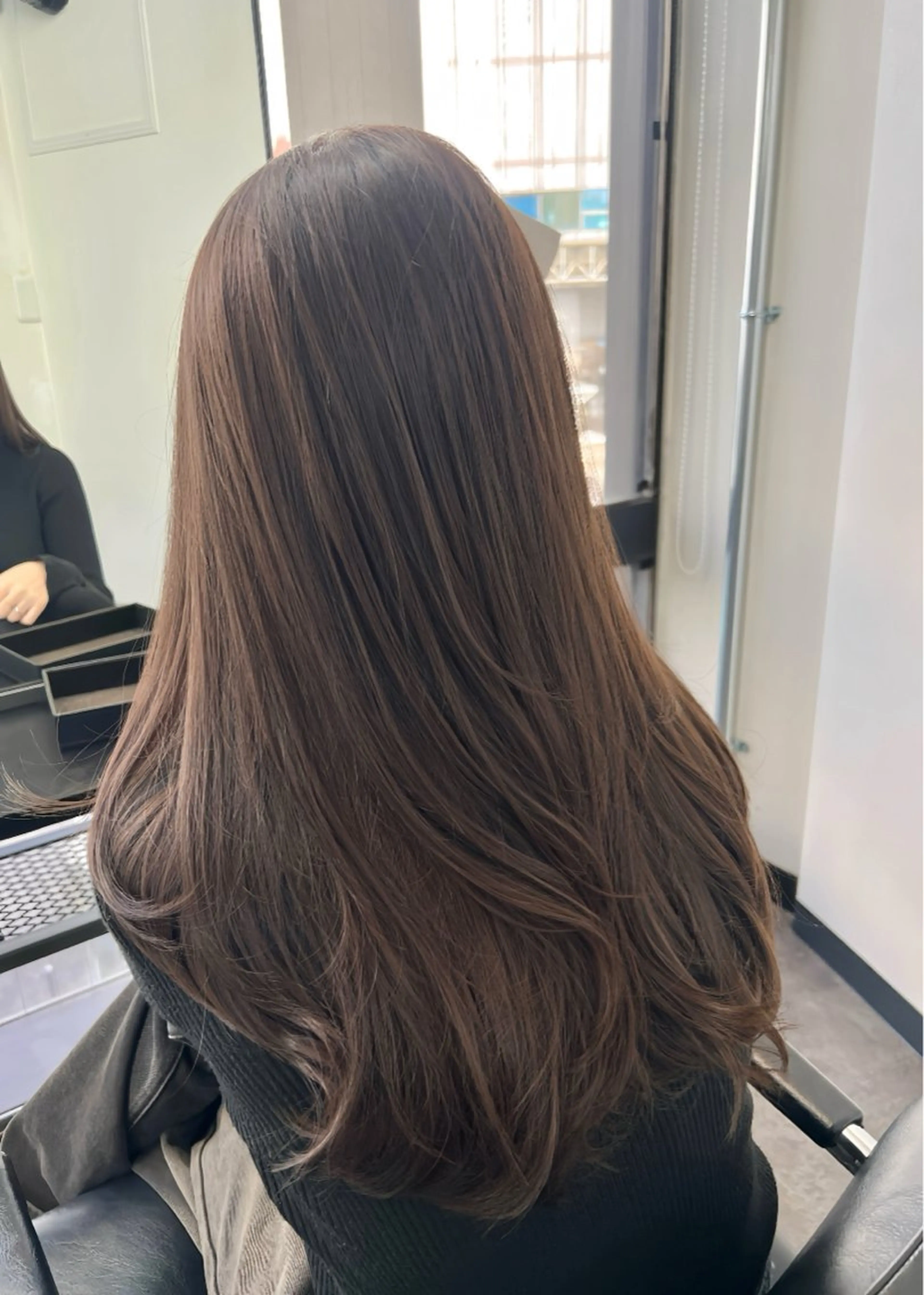 ロング レイヤーカット レイヤーカット/透明 感カラー/aikaのヘアスタイル