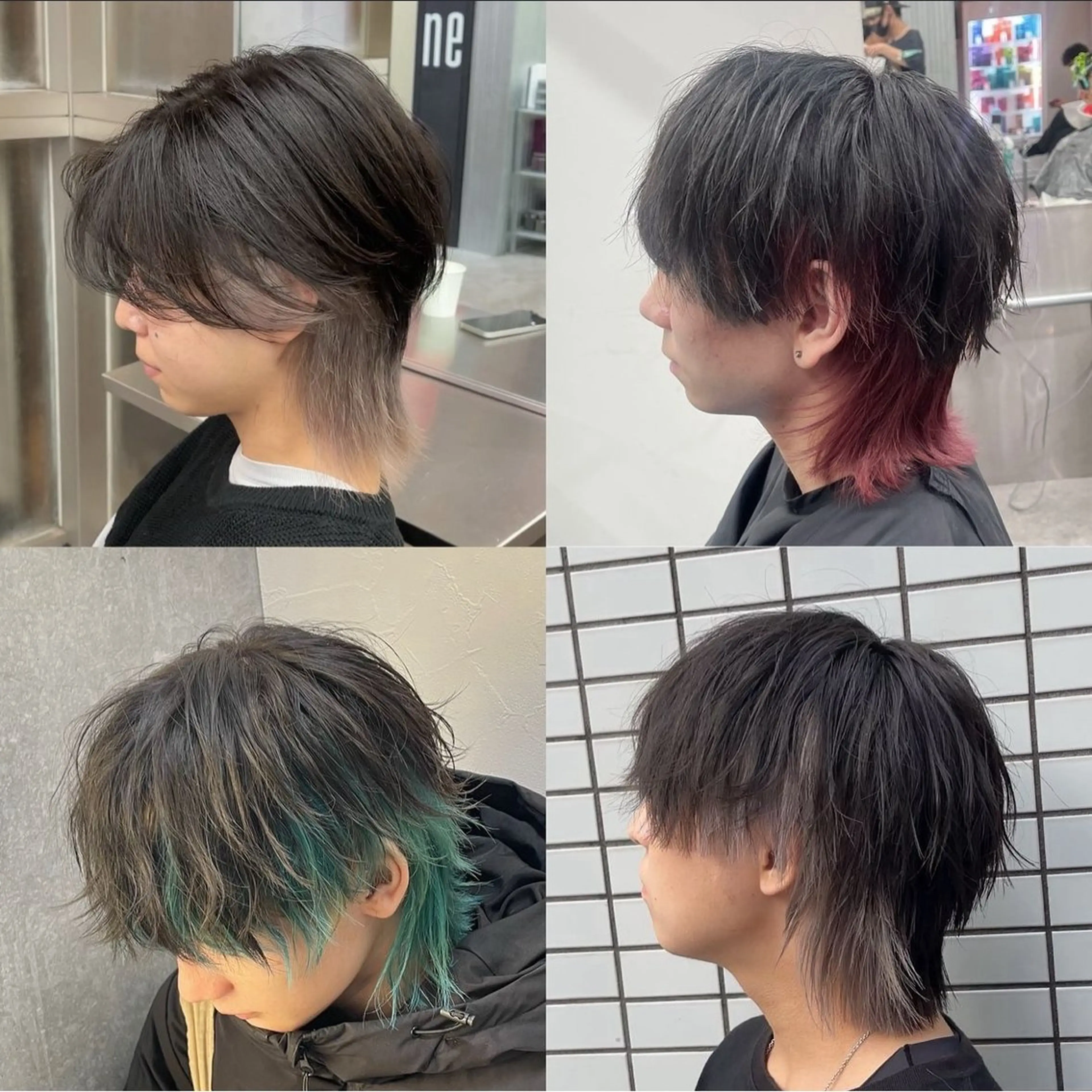 【8月新規限定メンズ用雰囲気作り👾】カット+ブリーチインナーカラーの写真