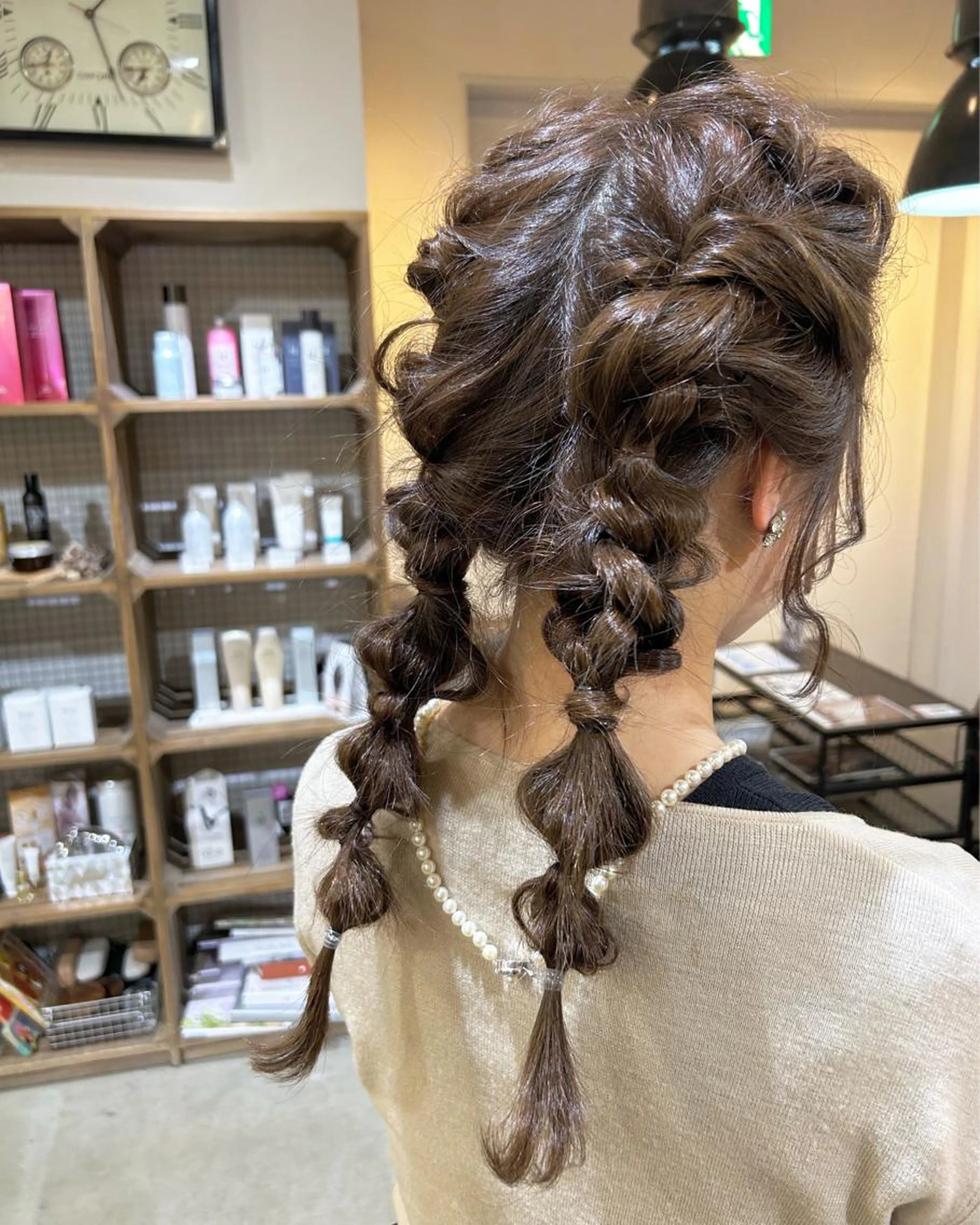ヘアセットの写真