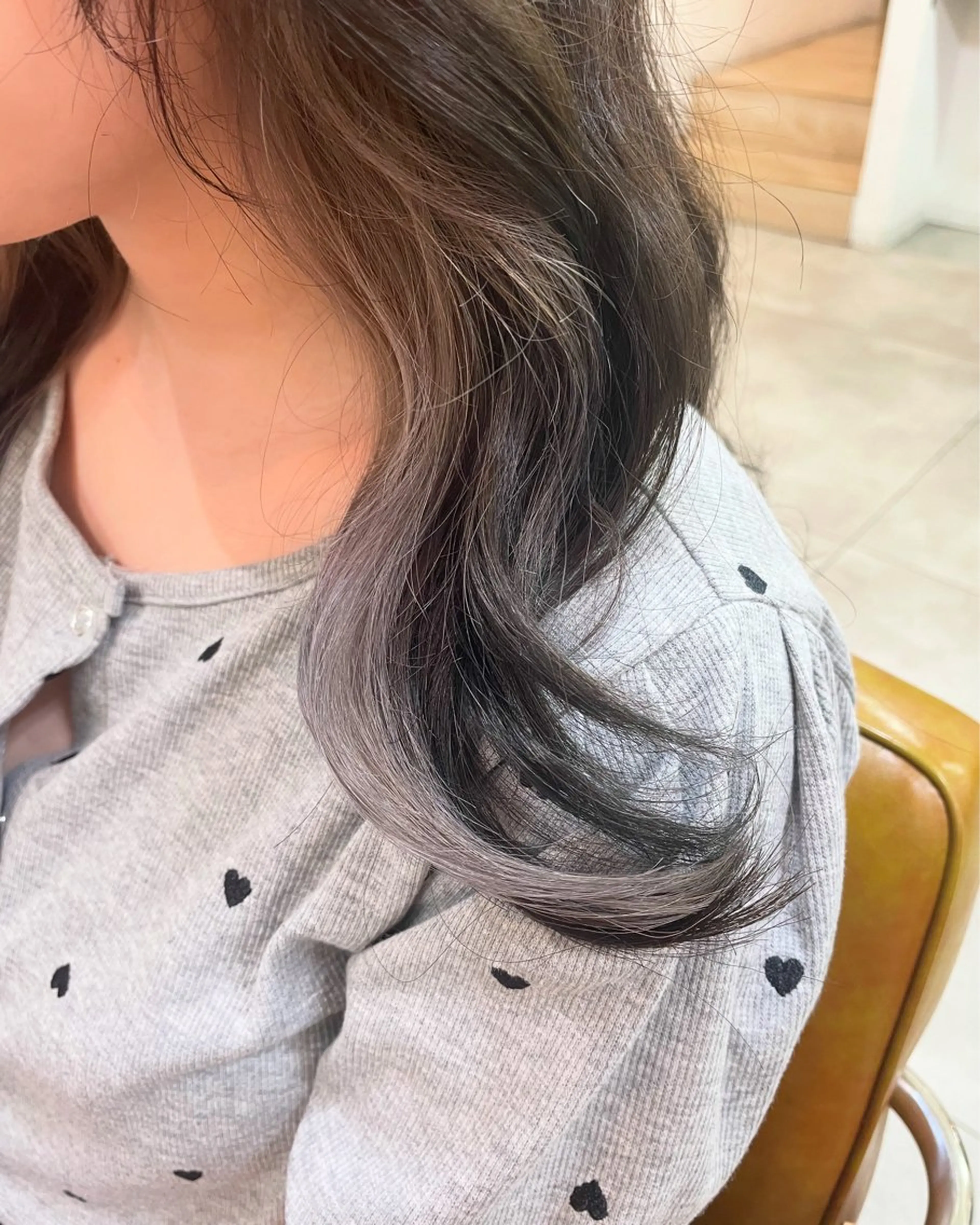 カラー イヤリングカラー カット ヘアカラー カットモデル/金山・ 栄美容院/田口流名のヘアスタイル