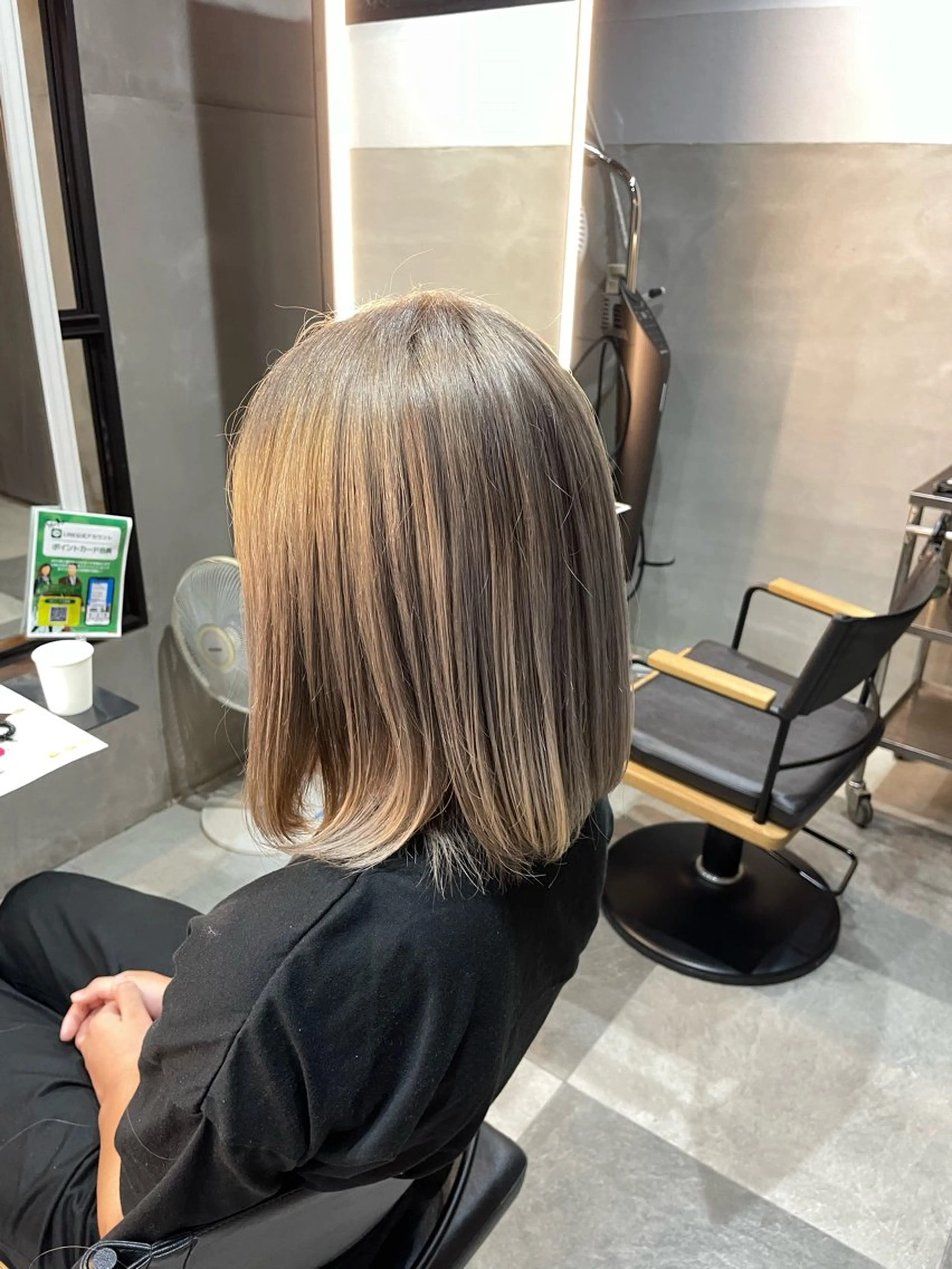 ミディアム カラー ヘアカラー 髪質改善/縮毛矯正/ 艶カラーASAYAのヘアスタイル