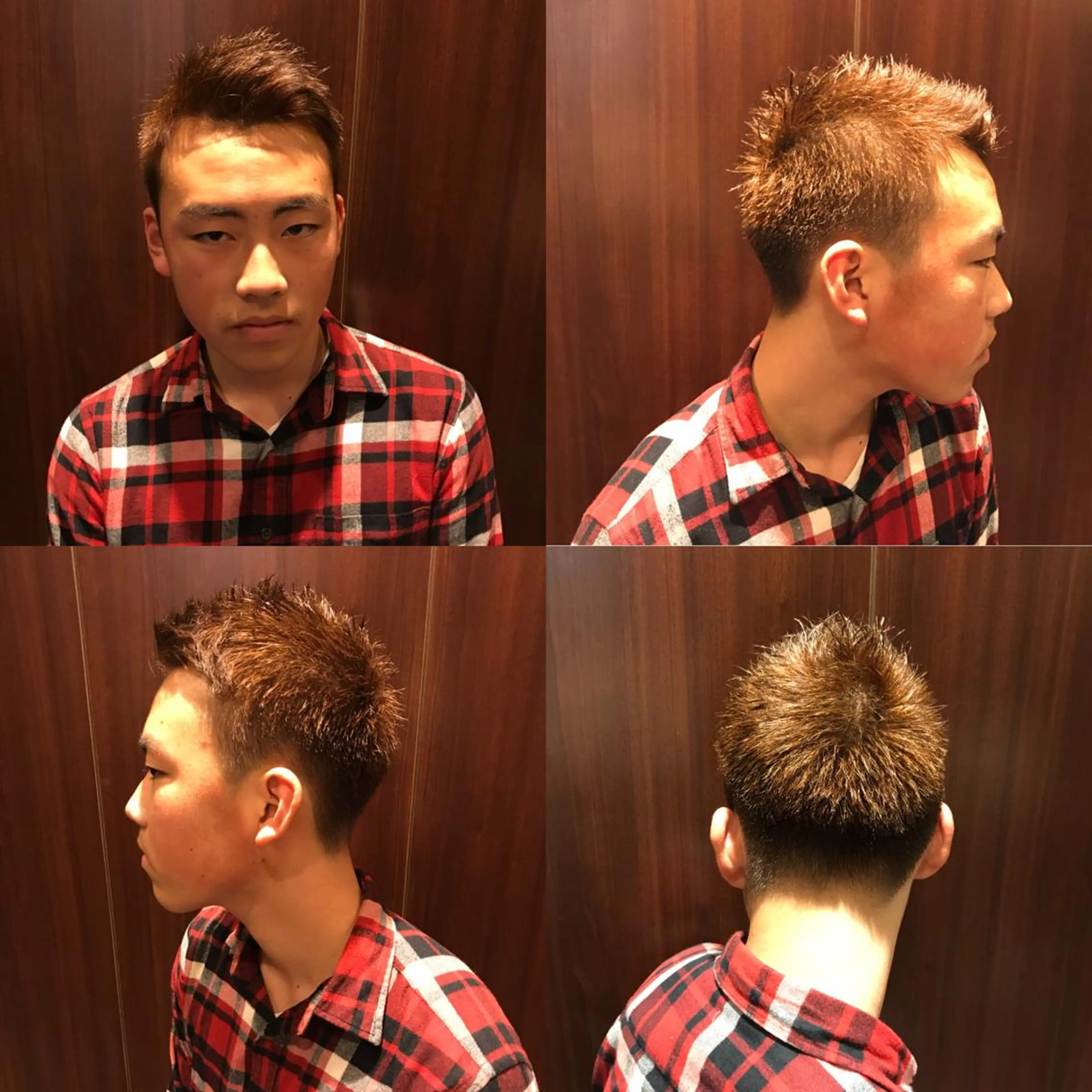 ショート カラー メンズ 高橋 亜美奈のヘアスタイル