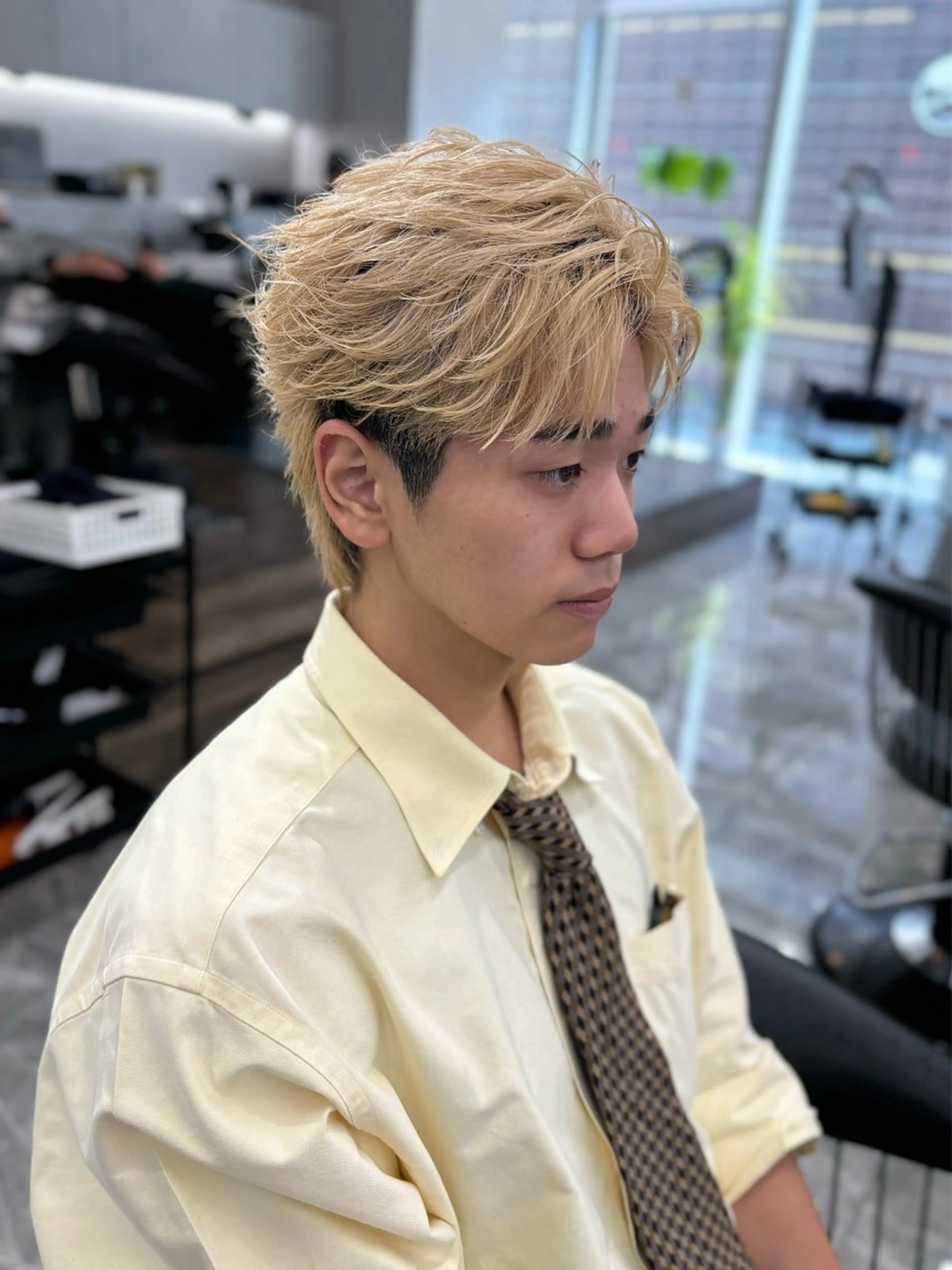 メンズ カット 🍐シャドウパーマ メンズ特化/守岡🍐のヘアスタイル