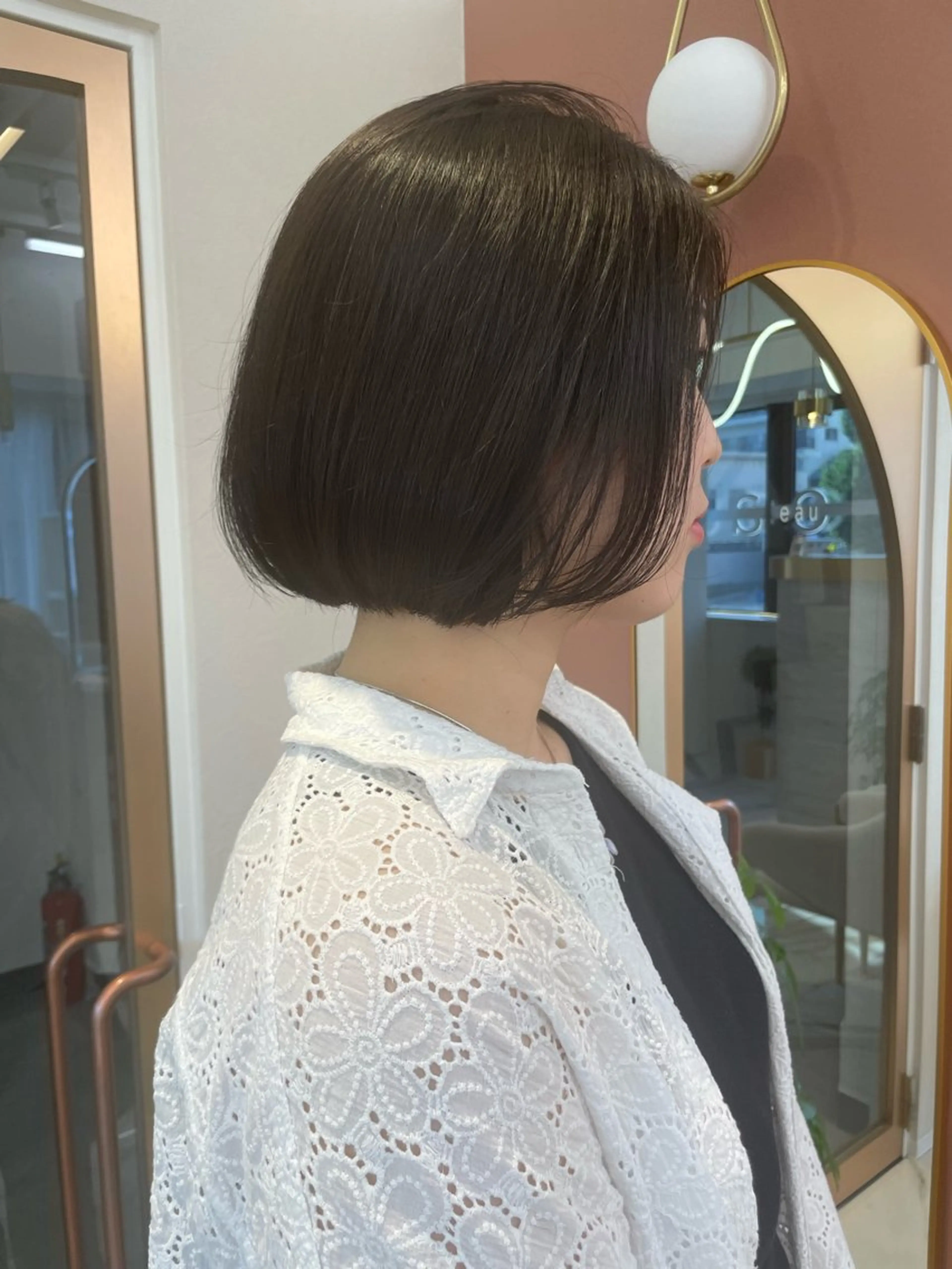 透明感カラー➕前髪カット➕トリートメントの写真