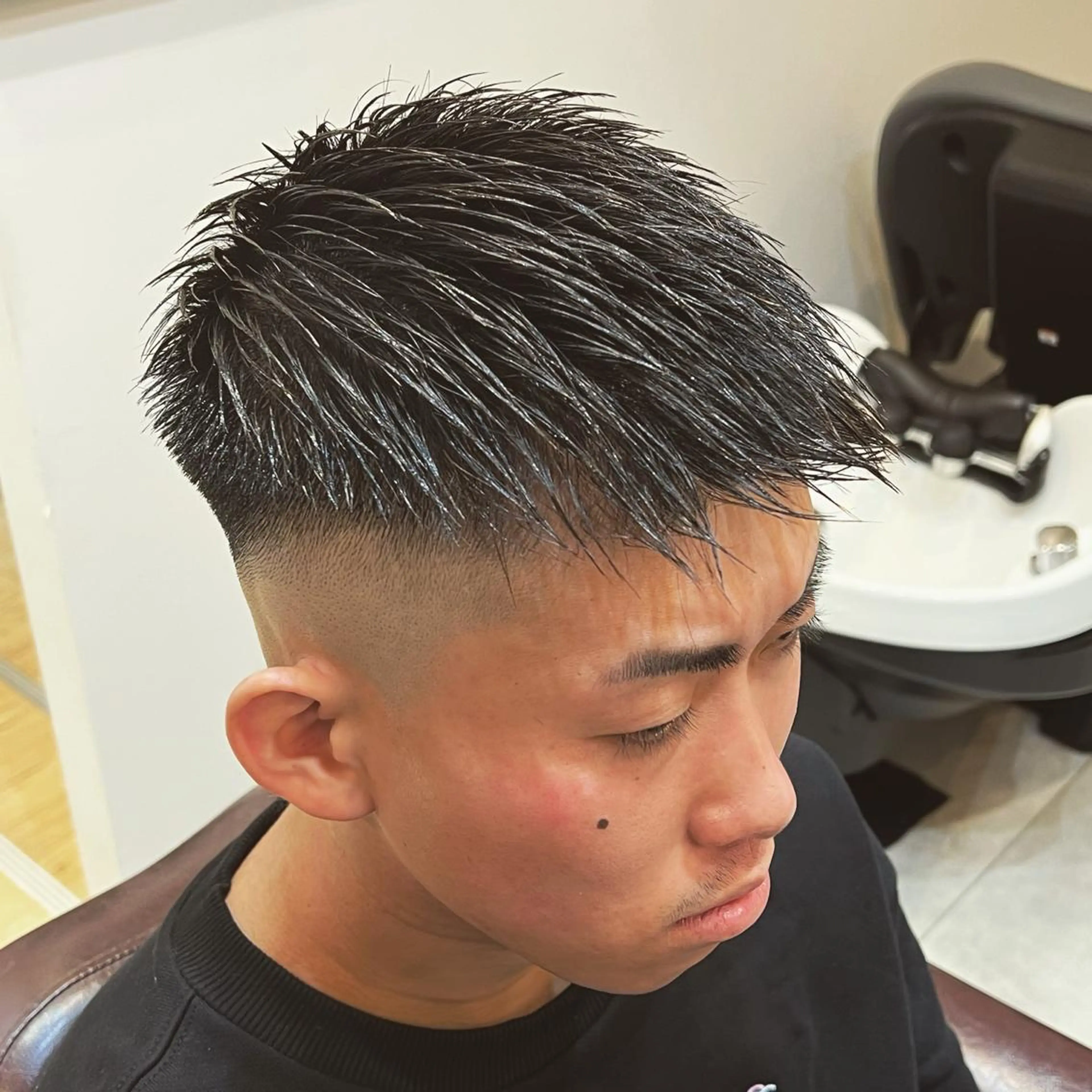 ショート メンズ フェードカット メンズショート ショートヘア Naya Takumaのヘアスタイル