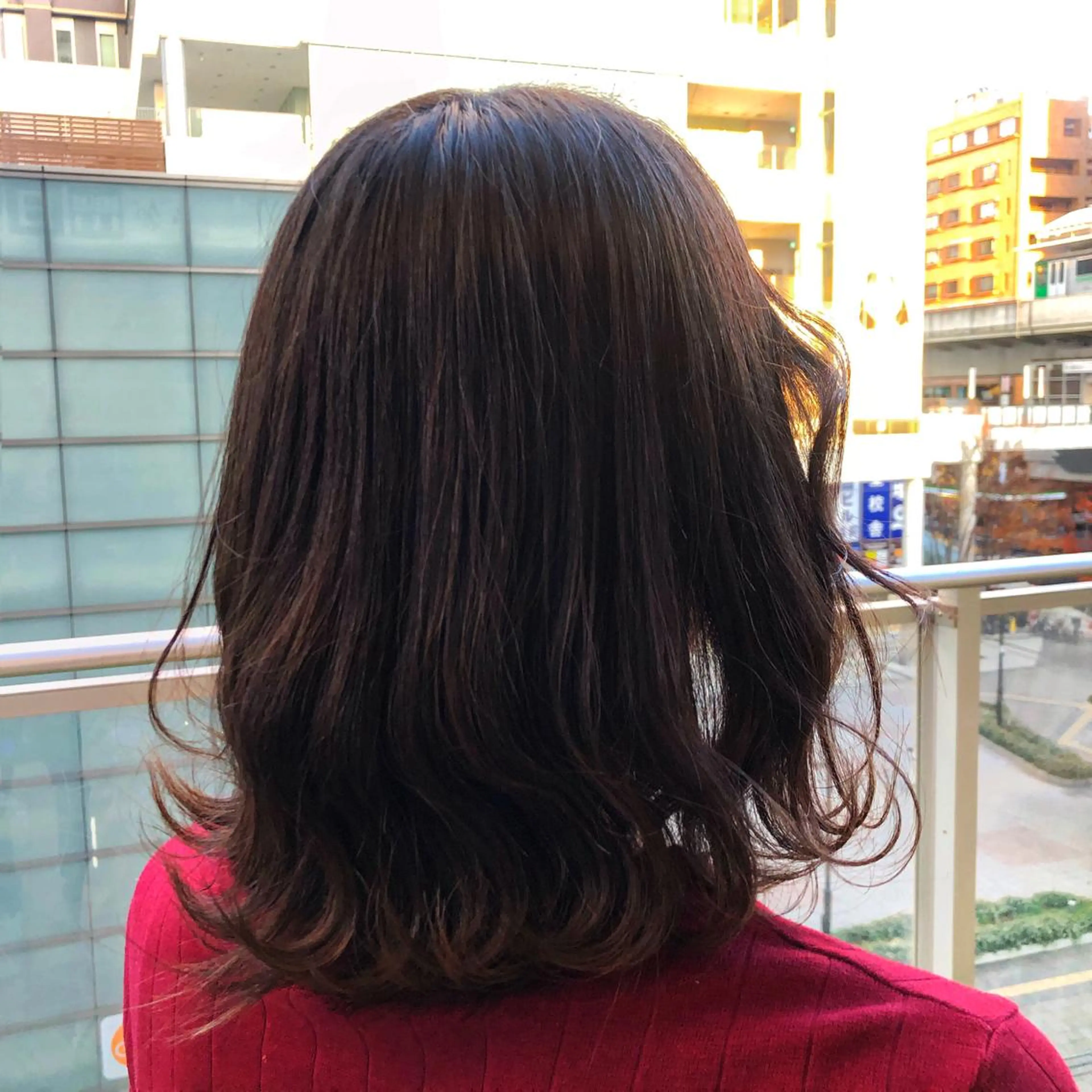 ロング カラー ヘアアレンジ 透明感カラー sand yokohama所属・美容室sand 横浜のヘアスタイル