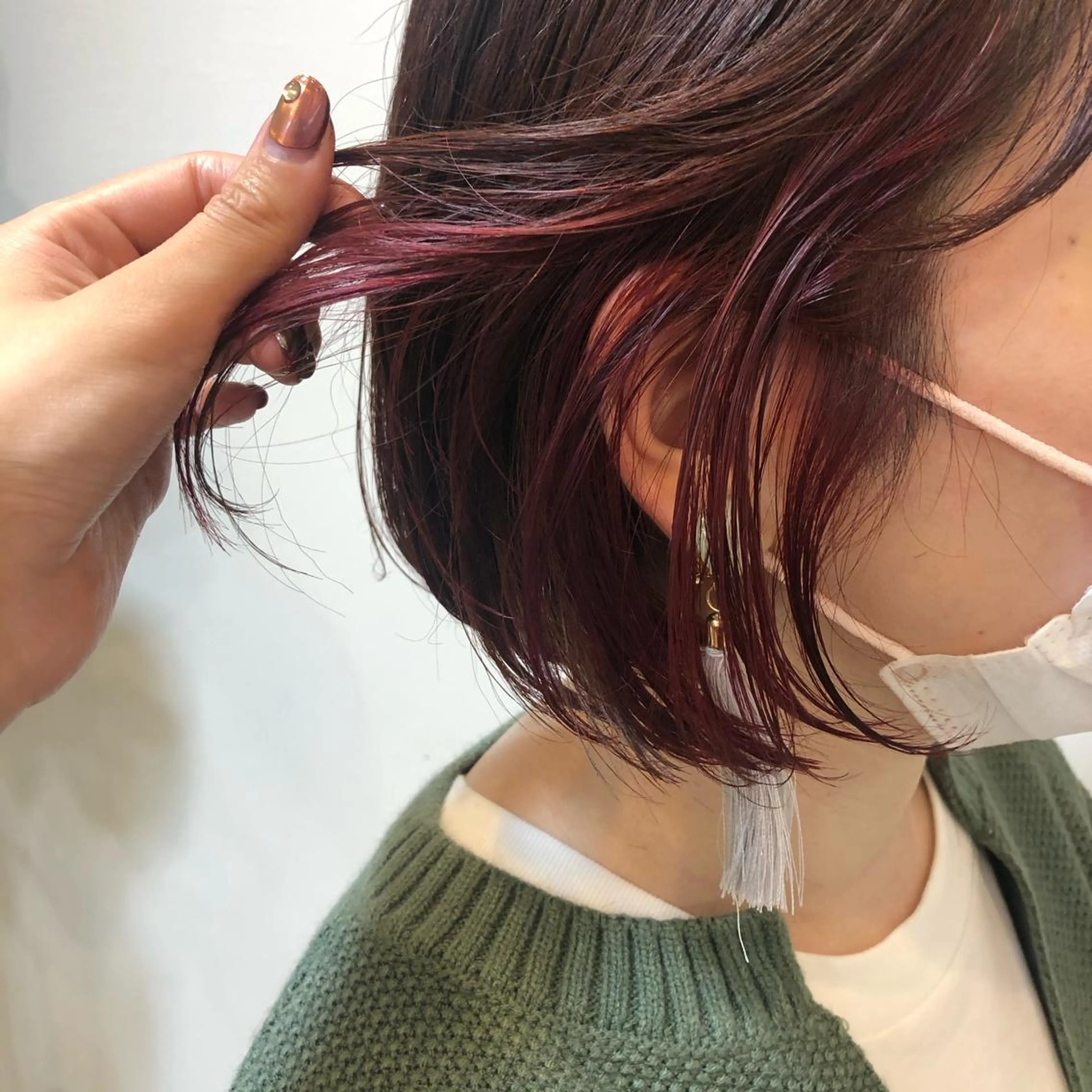 カラー 大迫 江梨のヘアスタイル