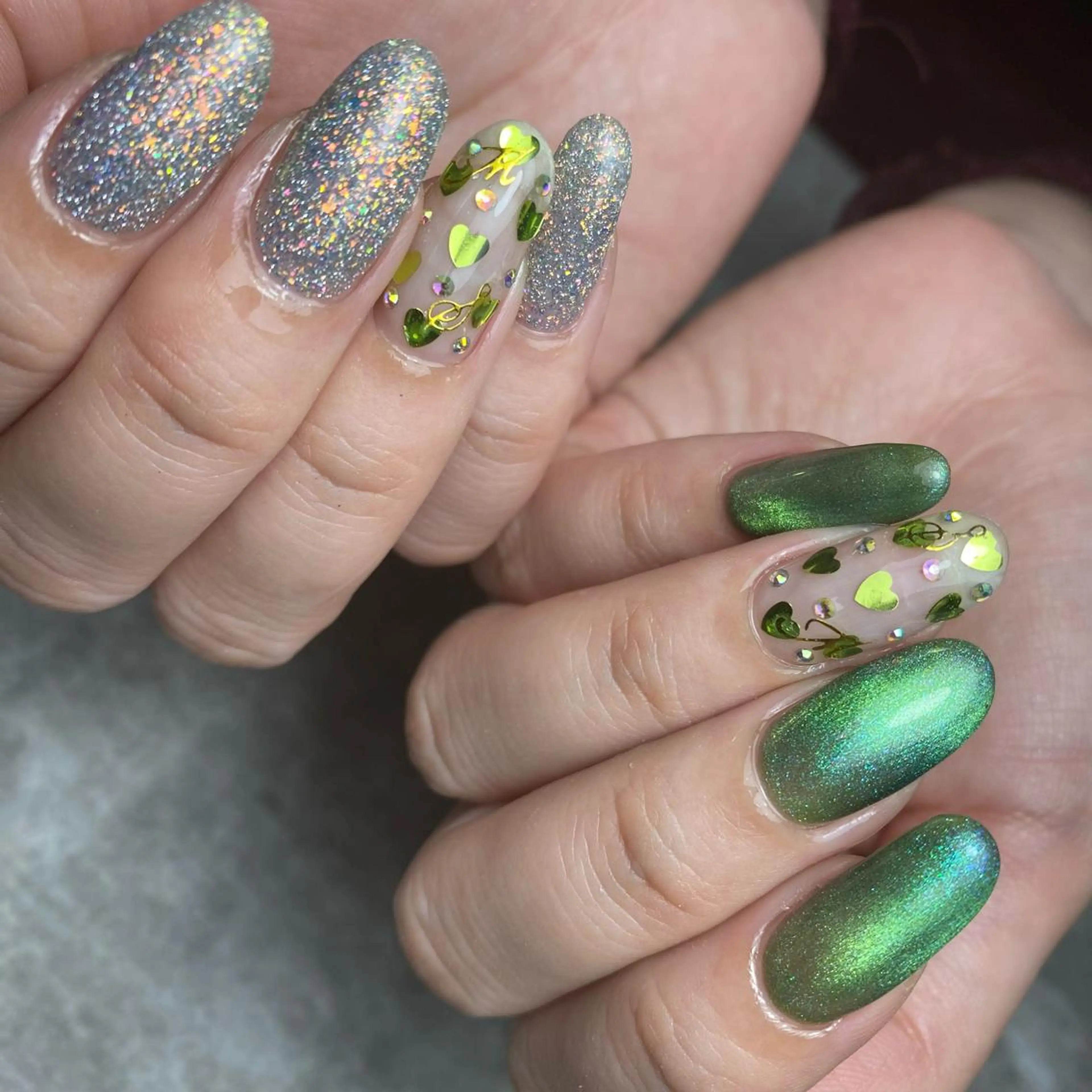 ネイル フラッシュネイル マグネットネイル ハンドネイル yuki nail...のネイルデザイン