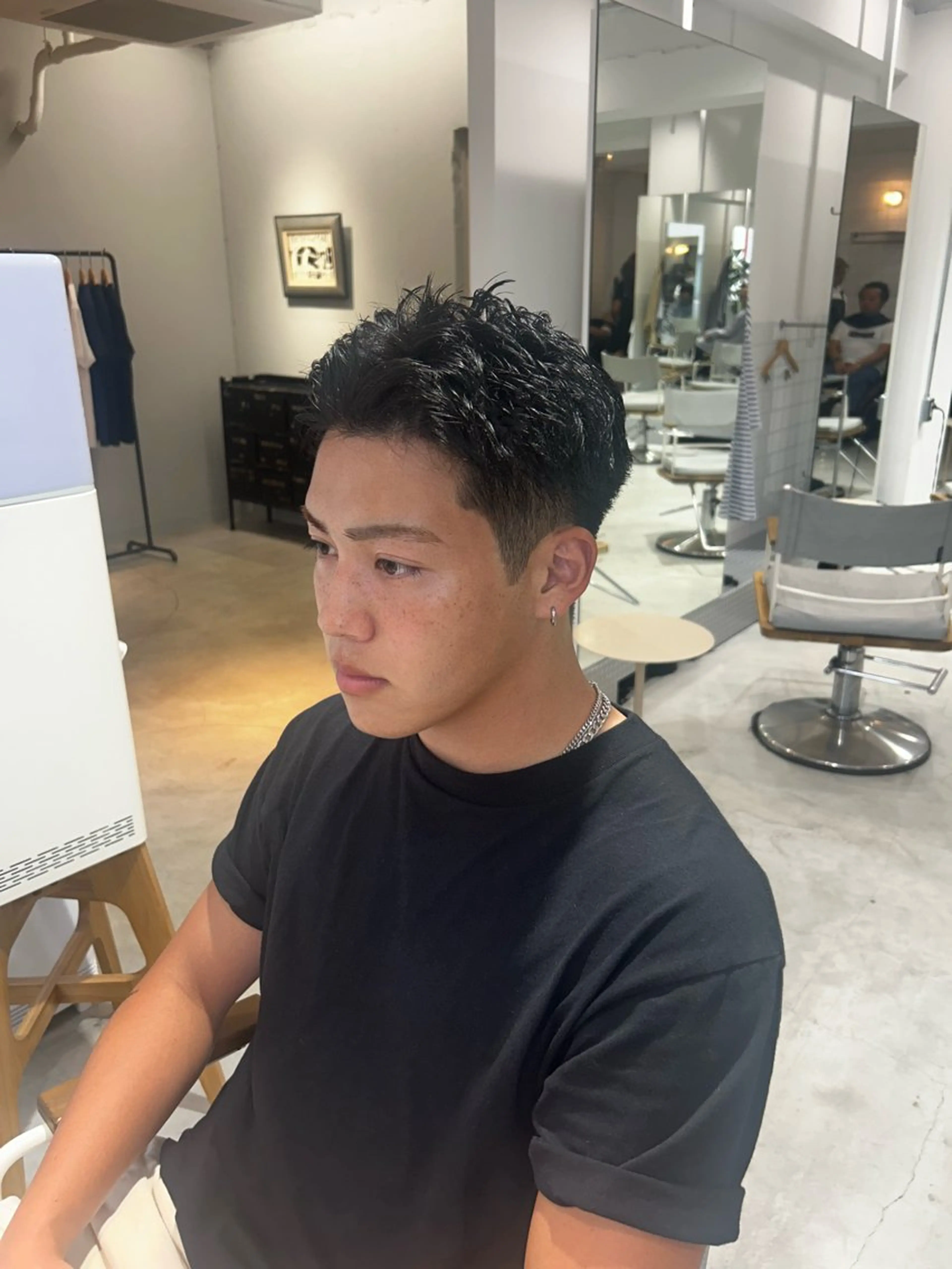 ショート メンズ くせ毛 ショートヘア 吉田 彩人のヘアスタイル