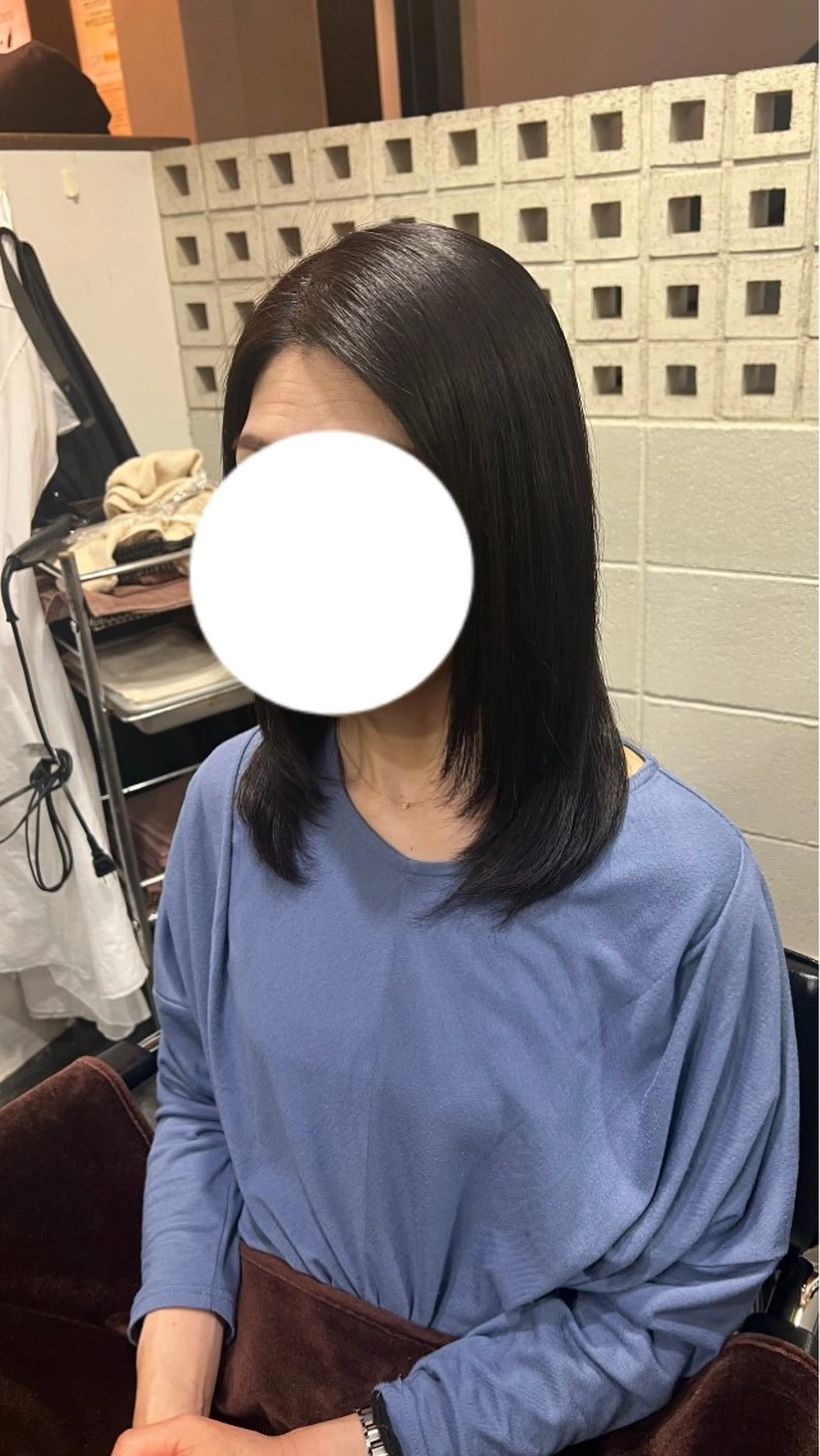 ミディアム 西村 美月のヘアスタイル