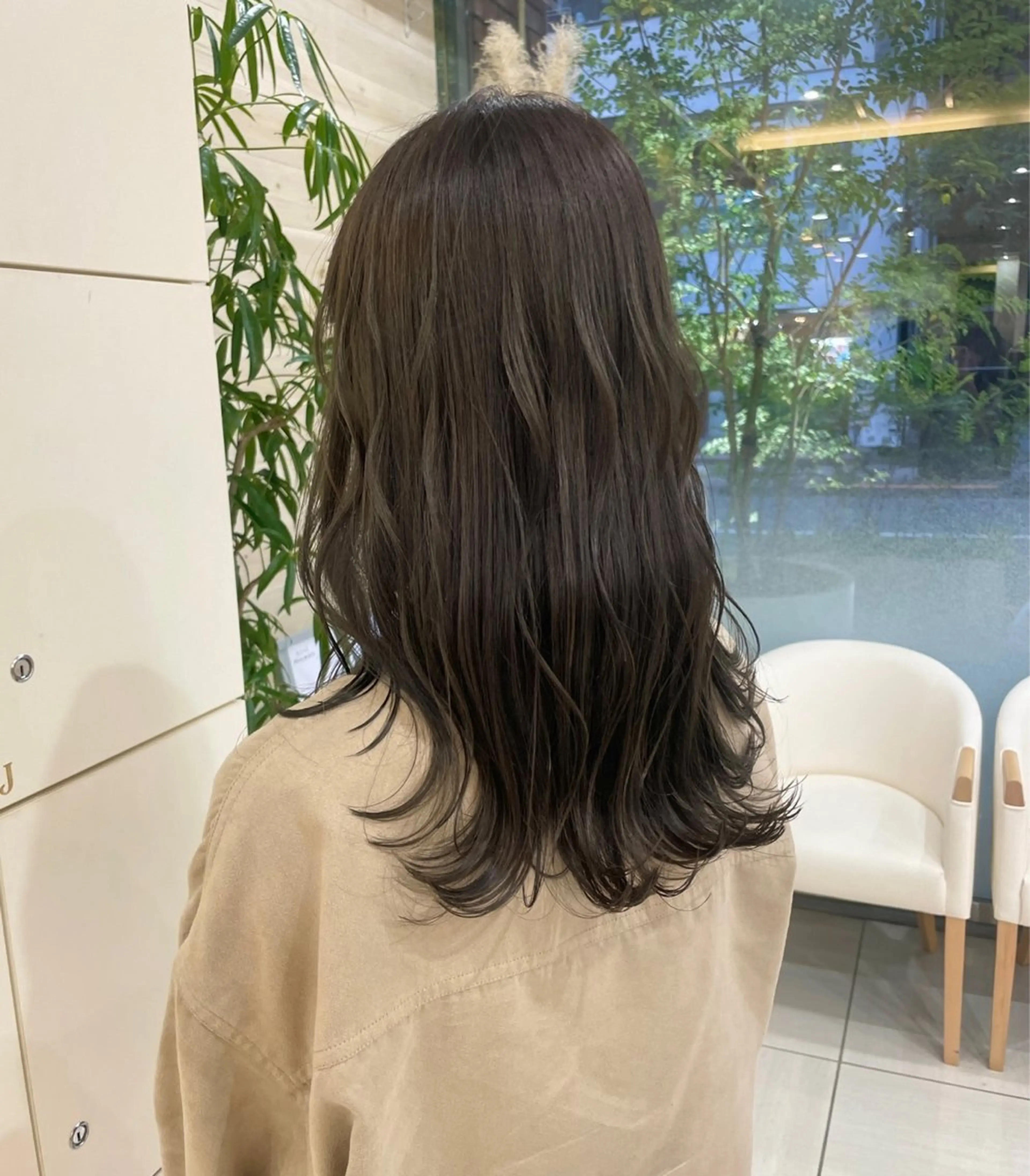 ロング カラー ヘアアレンジ ベージュカラー カット ヘアカラー トリートメント hana✿ /透明感カラーのヘアスタイル