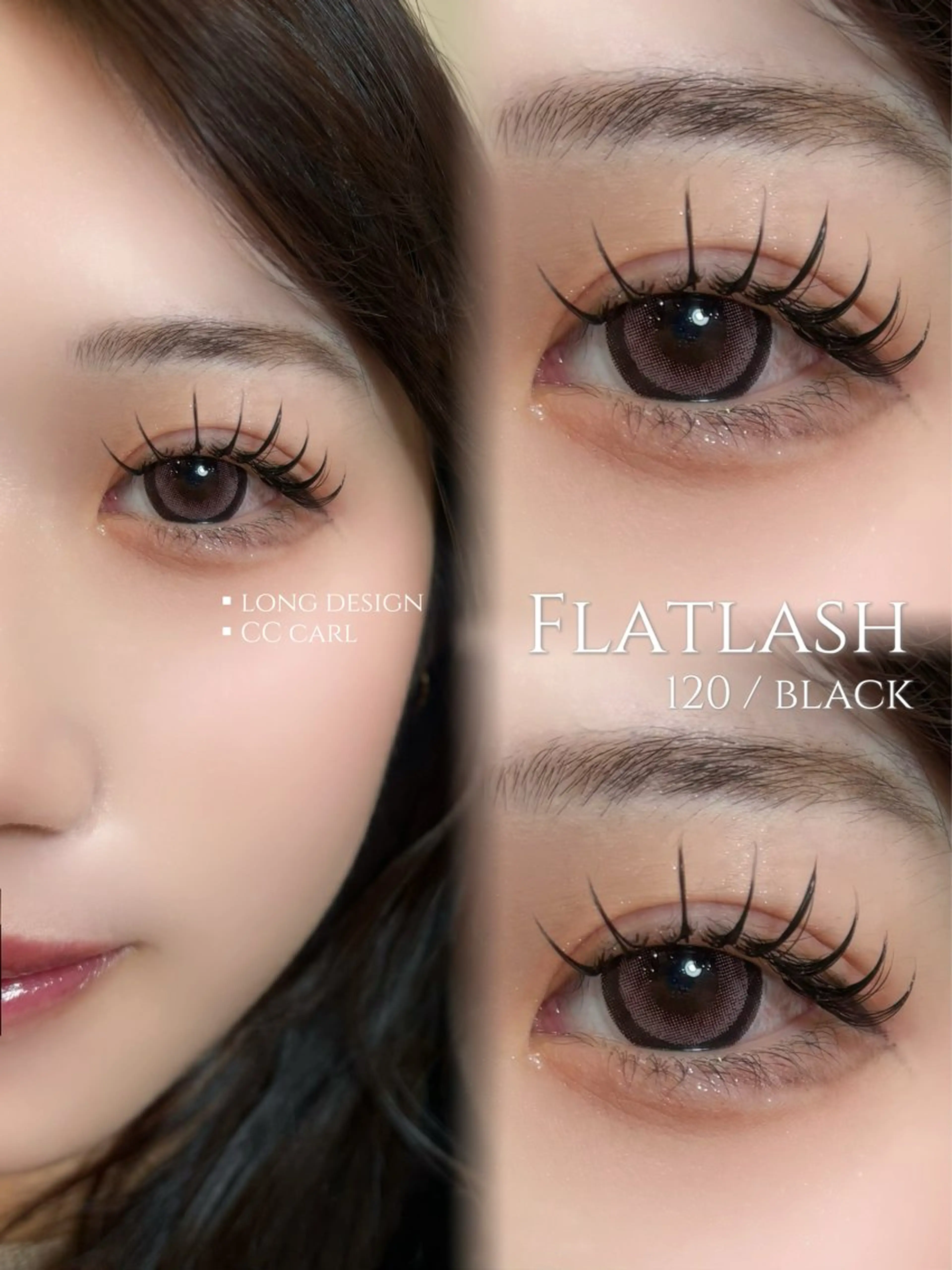 マツエク・マツパ フラットラッシュ eyelist yuukaのマツエク・マツパデザイン