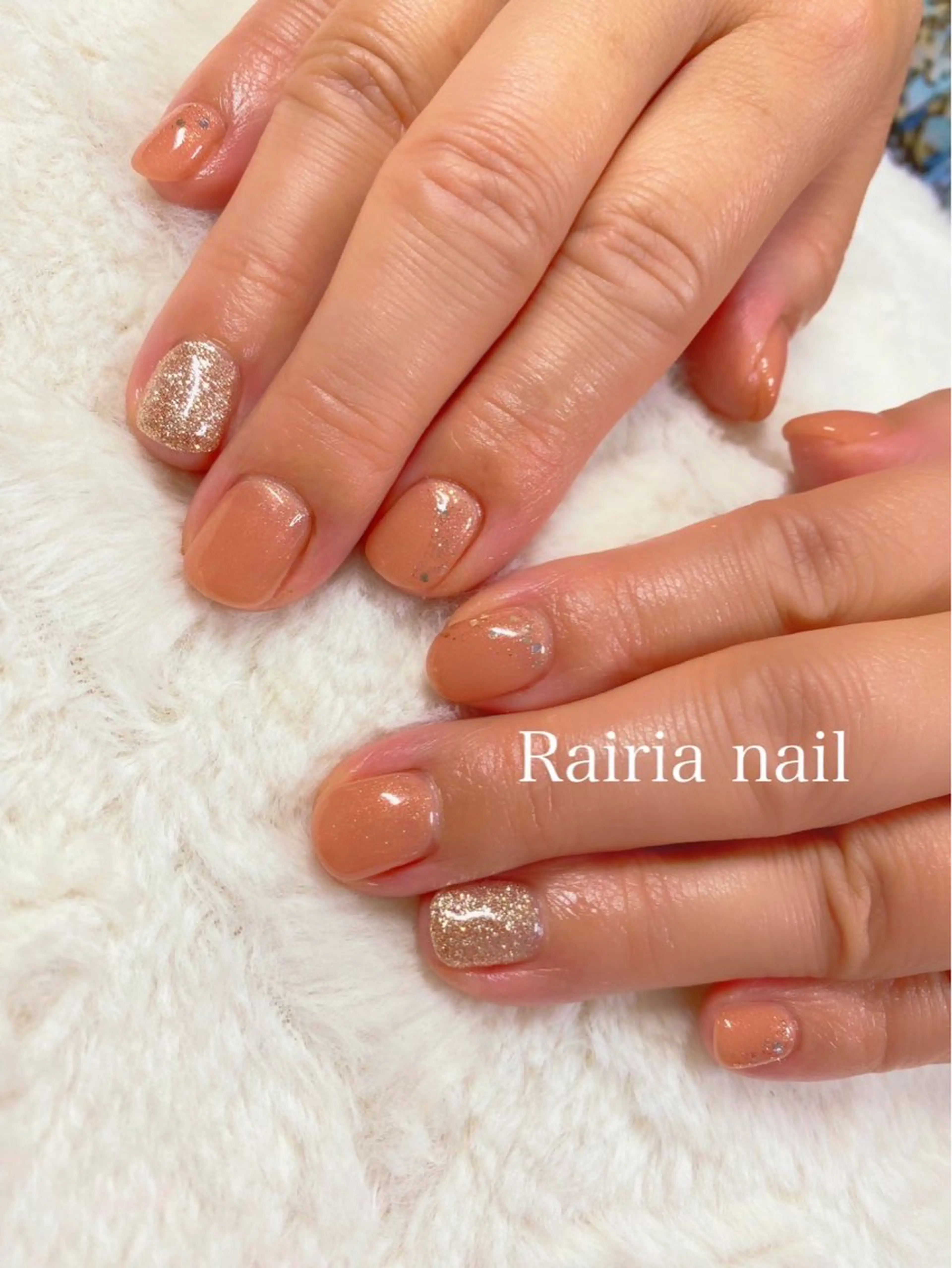 ネイル グリーン 持ち込み ハンドネイル Rairia nail本八幡店のネイルデザイン