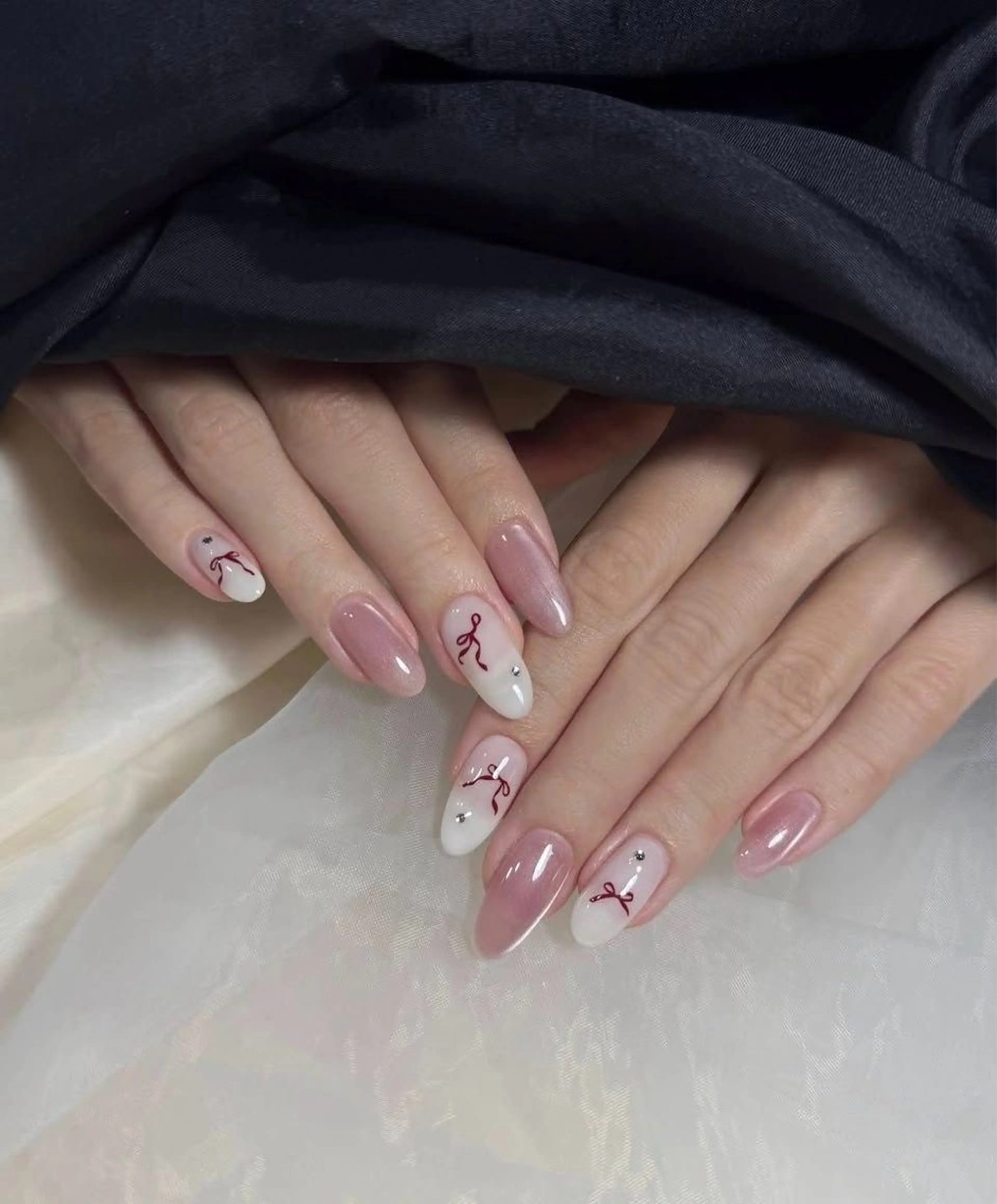 ネイル 韓国ネイル 持ち込み ニュアンスネイル ネイルチップ ハンドネイル JENNY ANA.CHUOのネイルデザイン