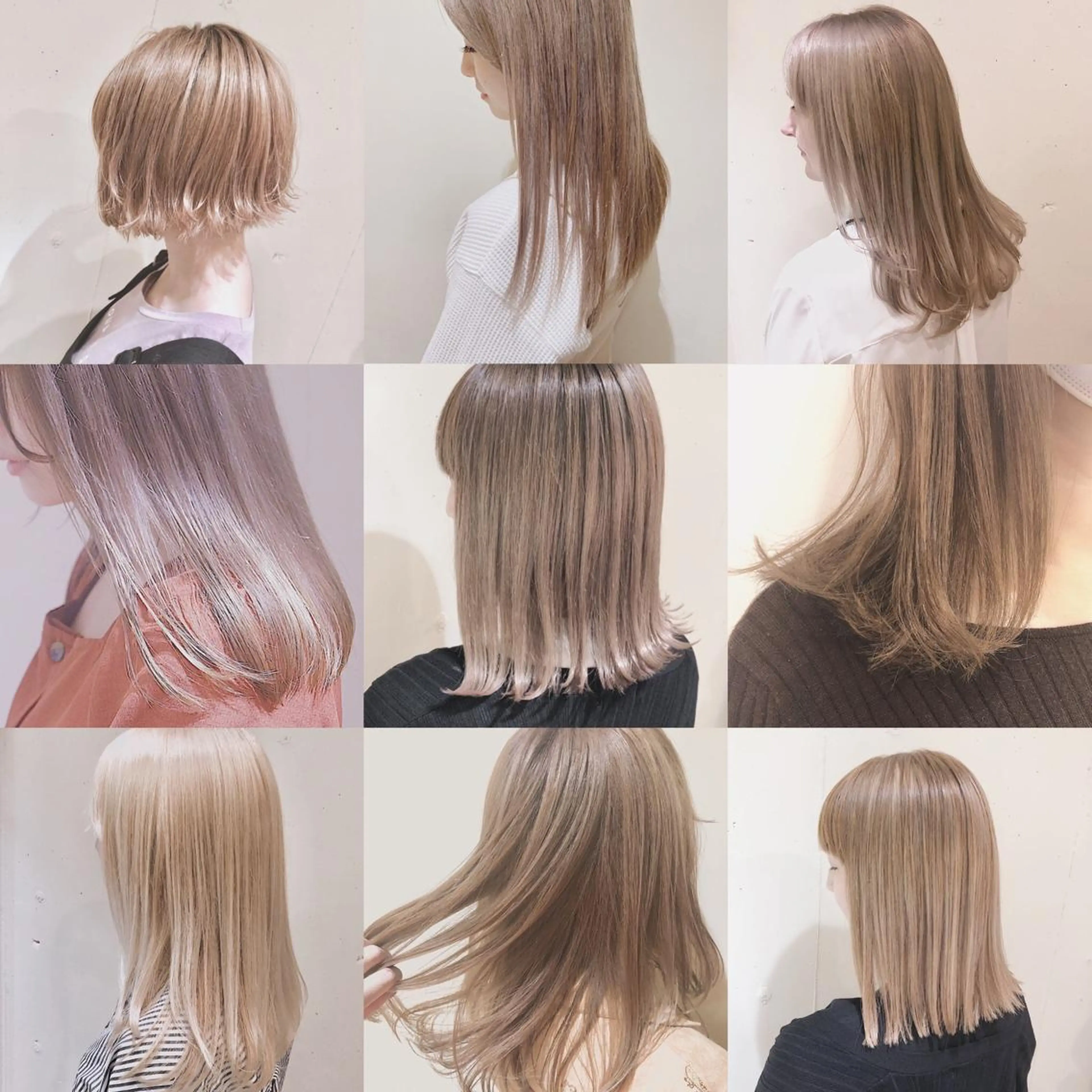 【黒髪卒業🤍】カット+ハイブリーチ(ケアブリーチ2回)+ツヤ髪カラー+保湿トリートメント＋保湿ヘッドスパ_¥19000の写真