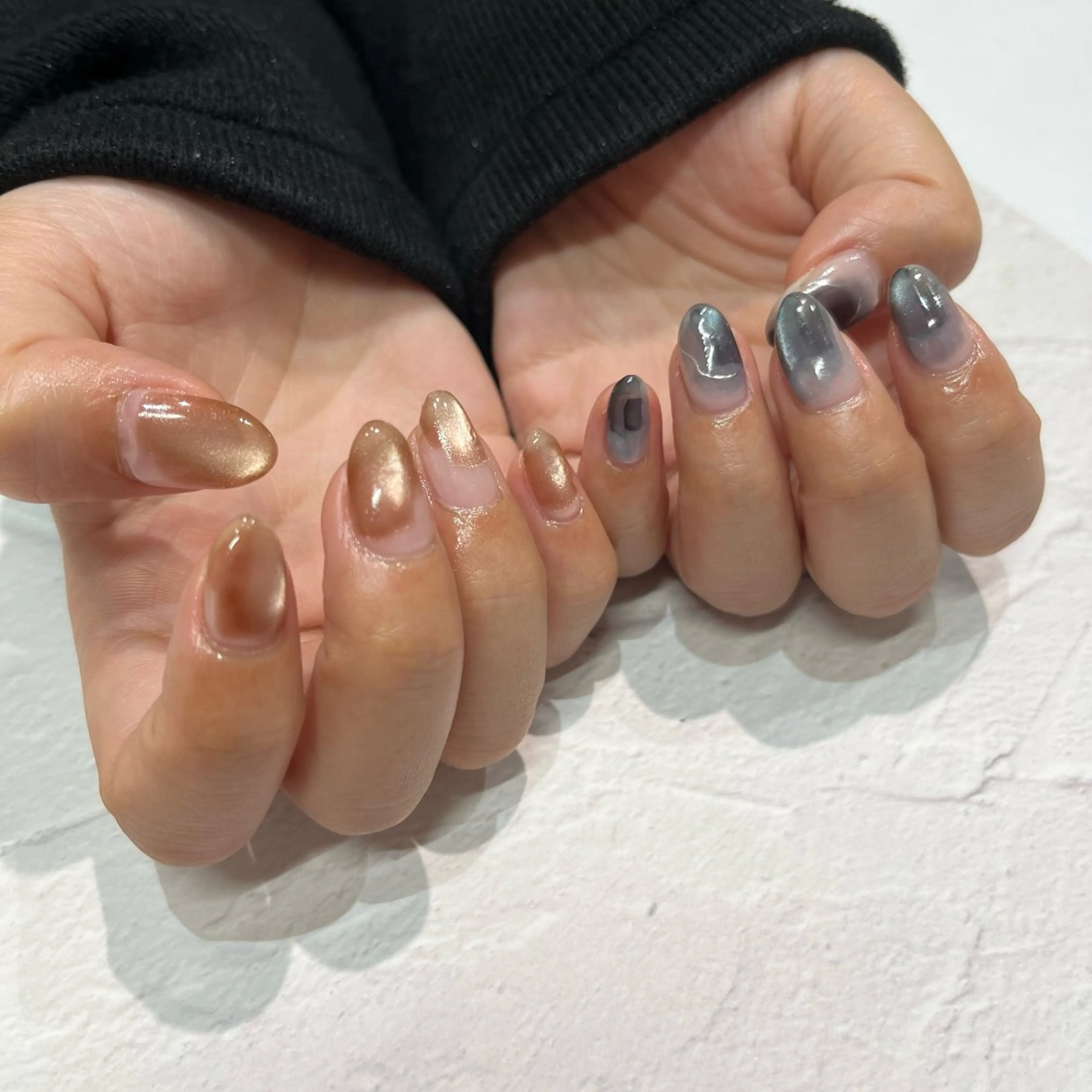 ネイル ハンドネイル nail&care salon soa所属・soa/美容液ケアで 自爪を育てるネイルのネイルデザイン