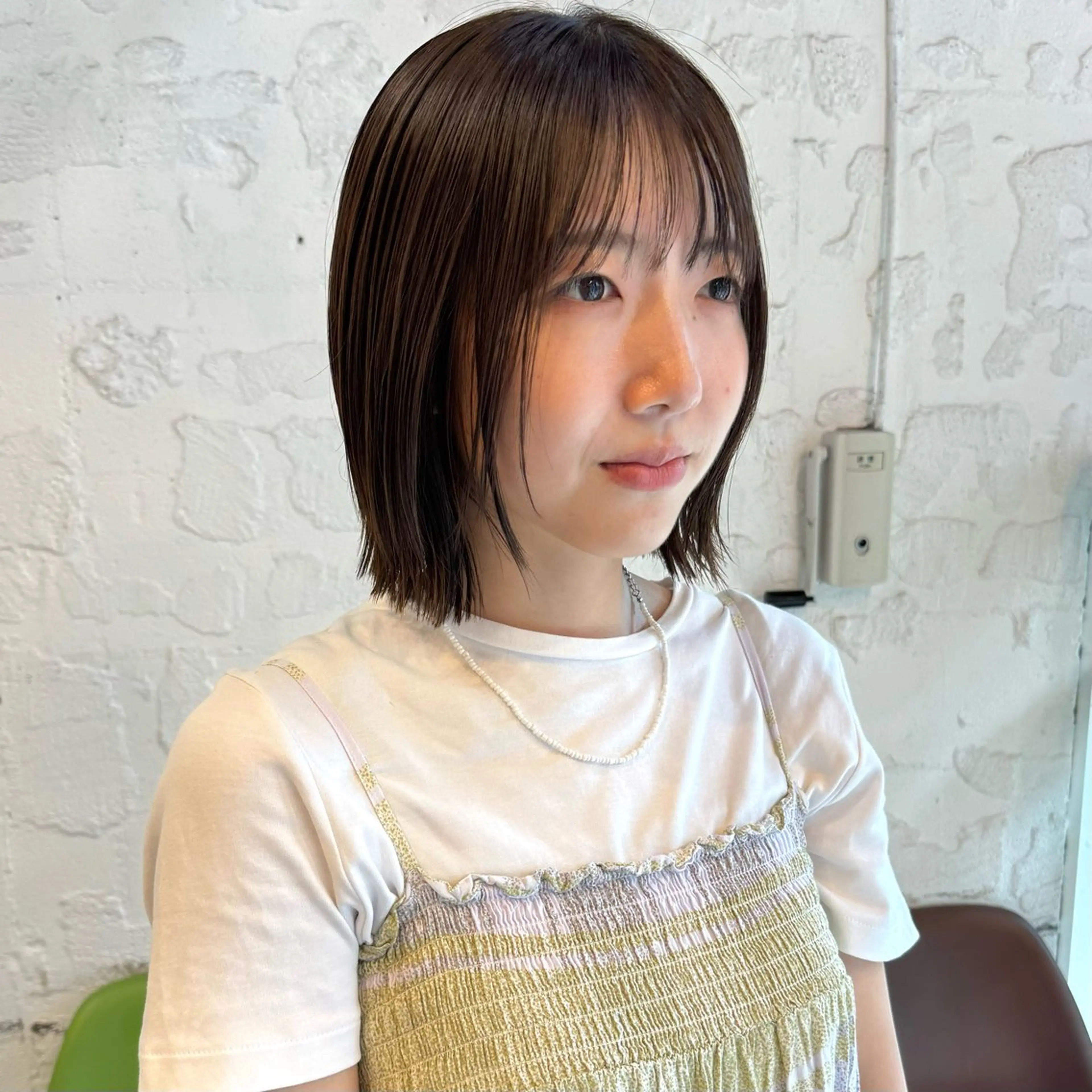 ショート カラー カット ヘアカラー トリートメント 🌿レイヤーボブ/パ ーマ🌿　木梨健太のヘアスタイル