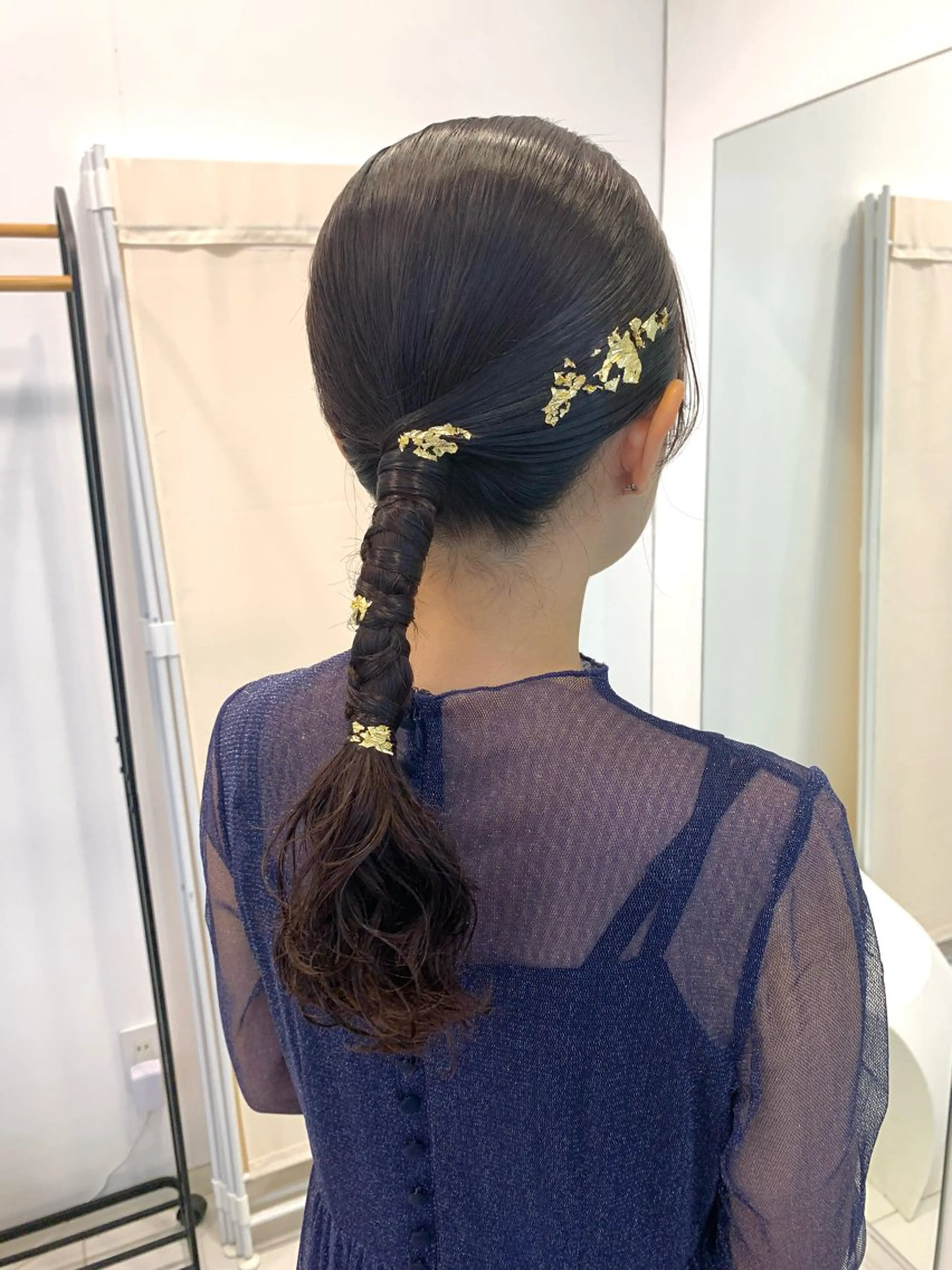 ヘアアレンジ moeka レイヤー /艶カラー/韓国のヘアスタイル