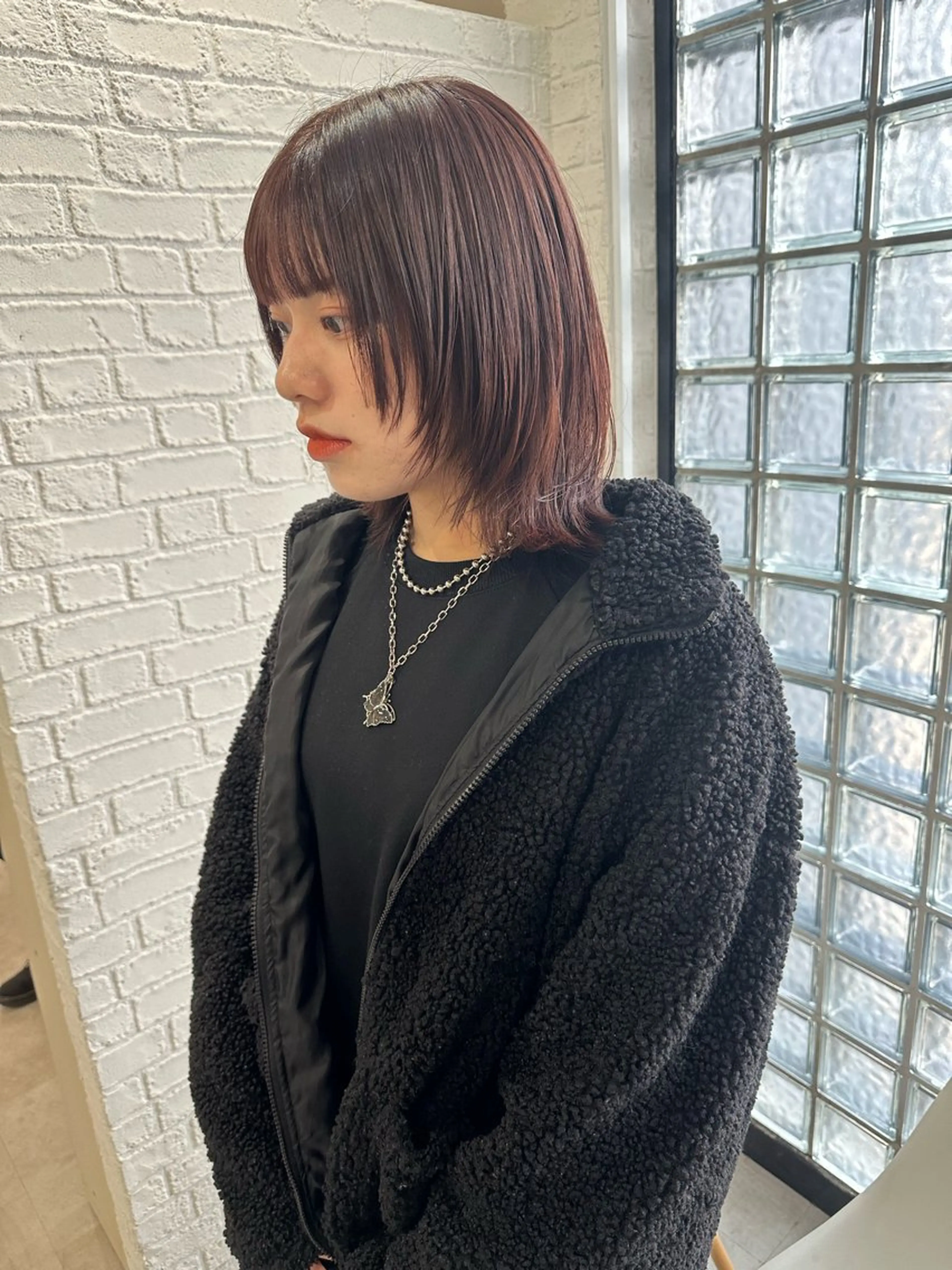 ミディアム Rubik's茶屋町 MARINのヘアスタイル