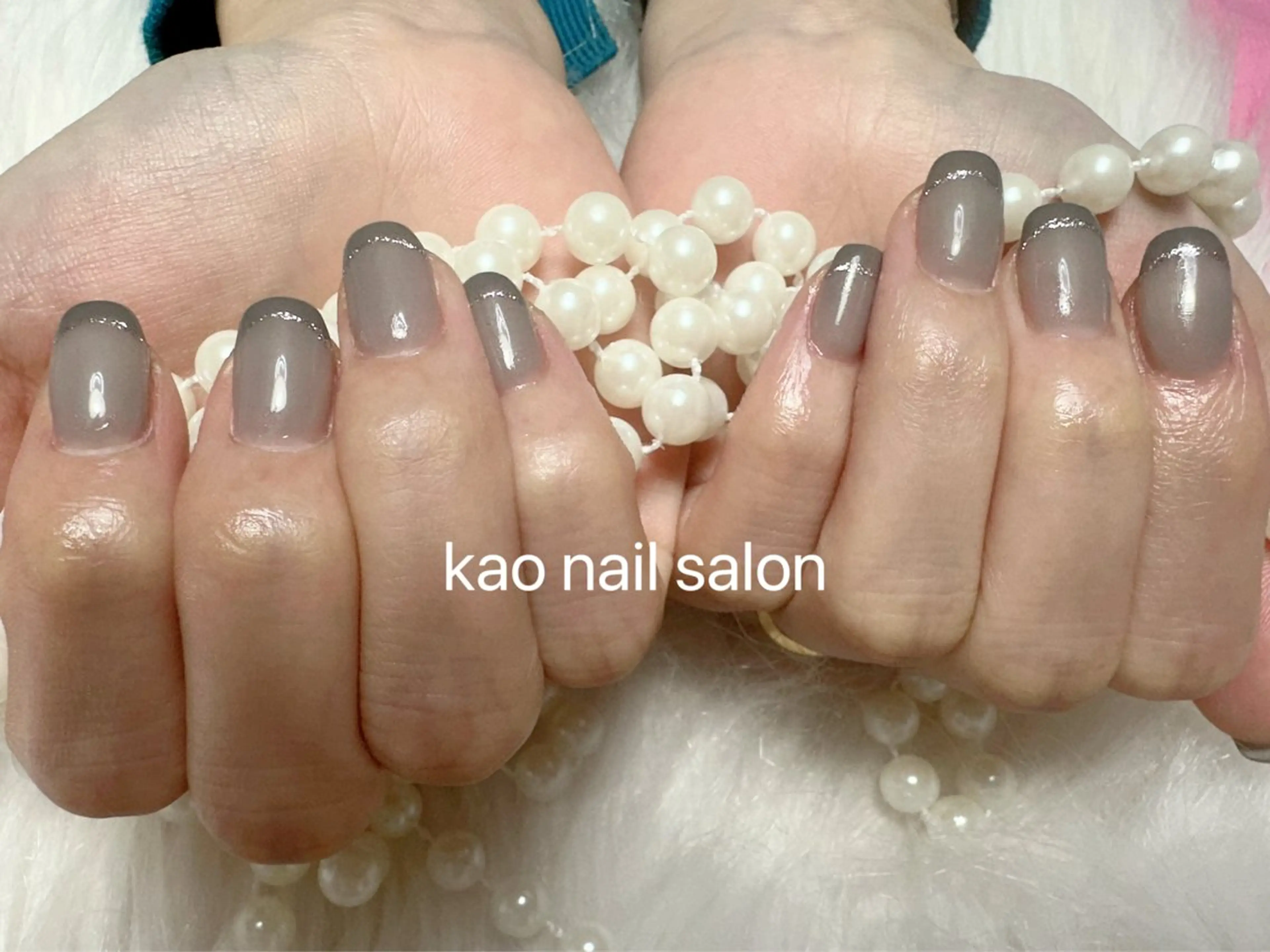 ネイル ハンドネイル kao  パラジェル スカルプ/長さだしのネイルデザイン