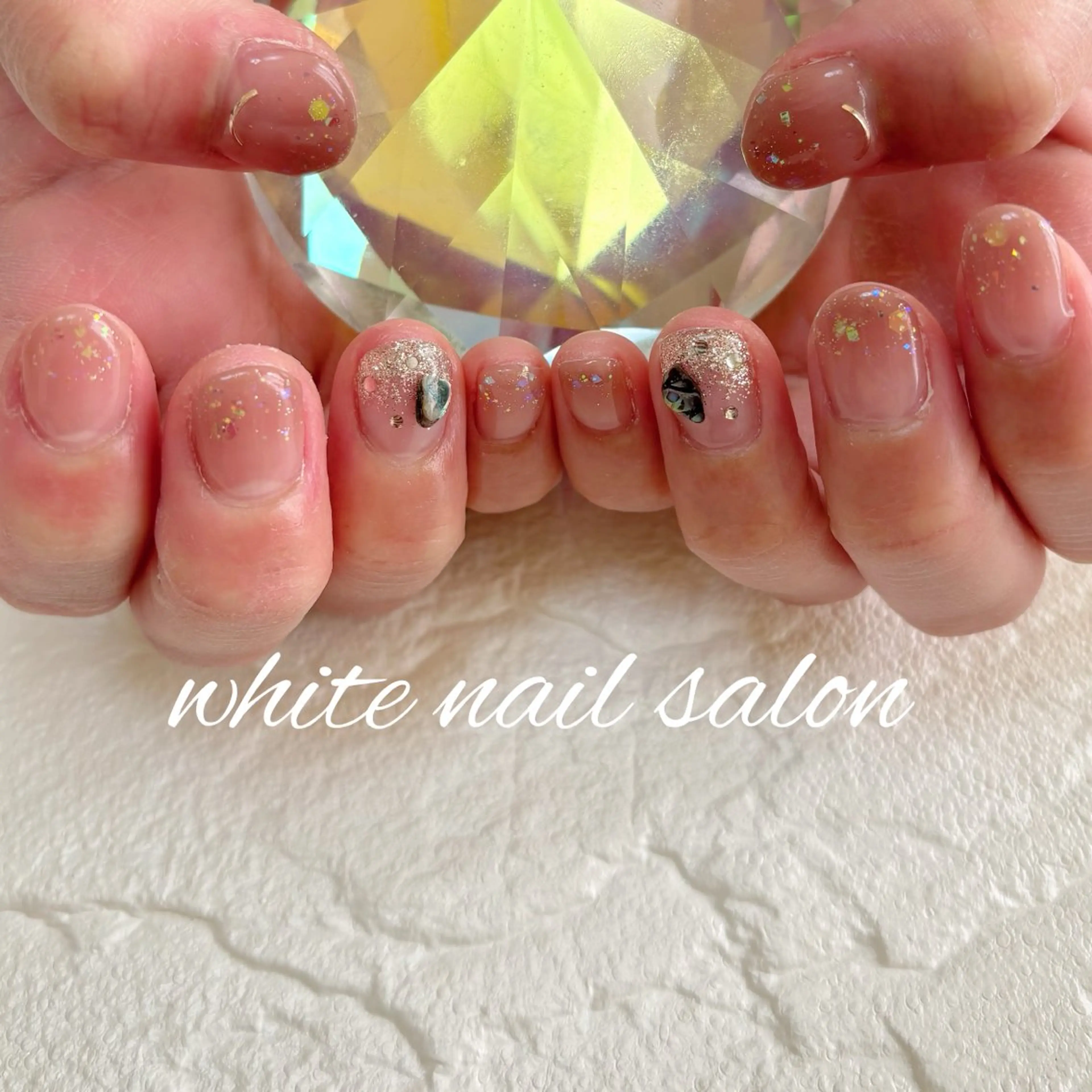 ネイル フットネイル ハンドネイル white nail salonのネイルデザイン